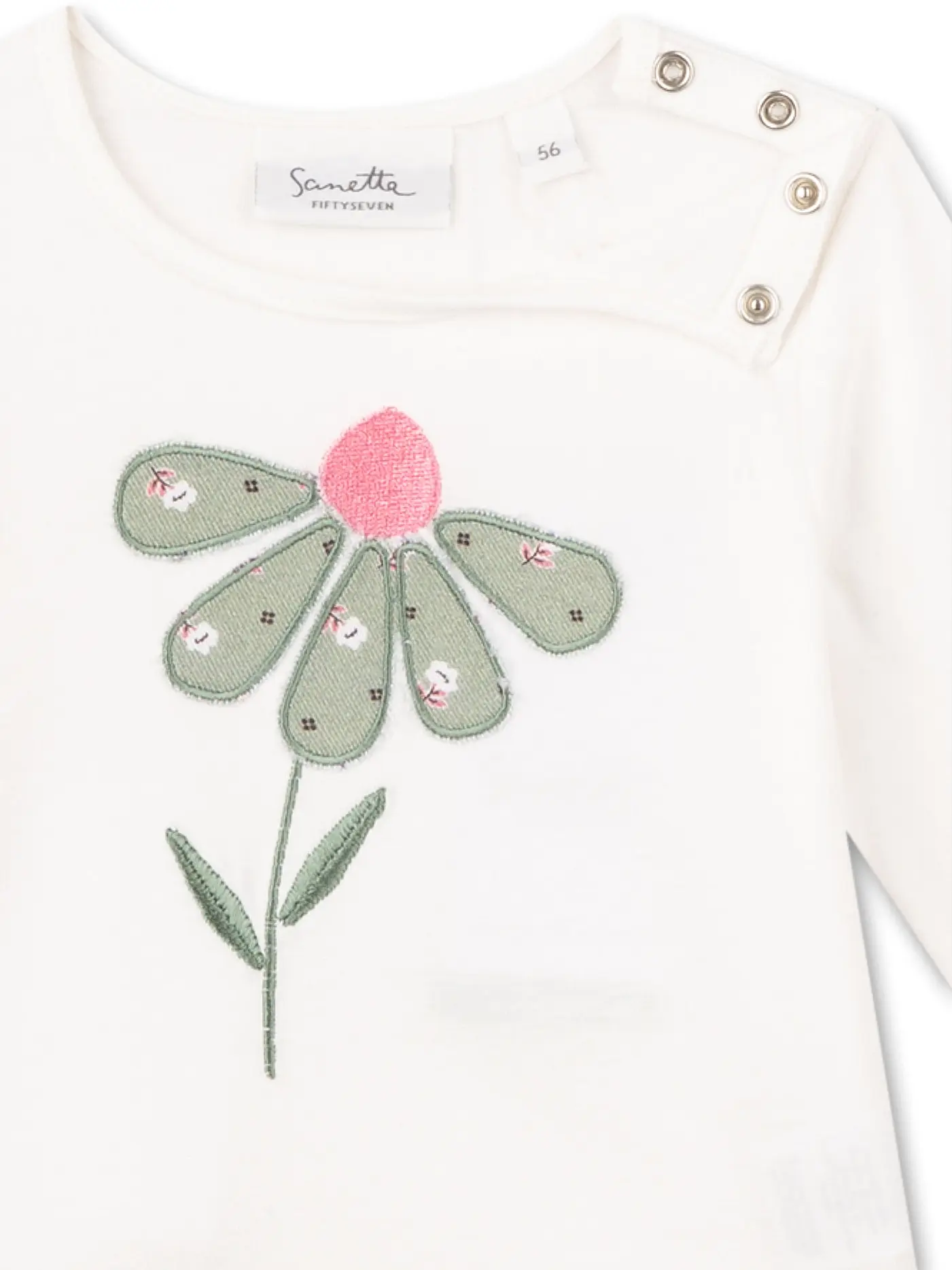 SANETTA | Baby Mädchen Langarmshirt | creme