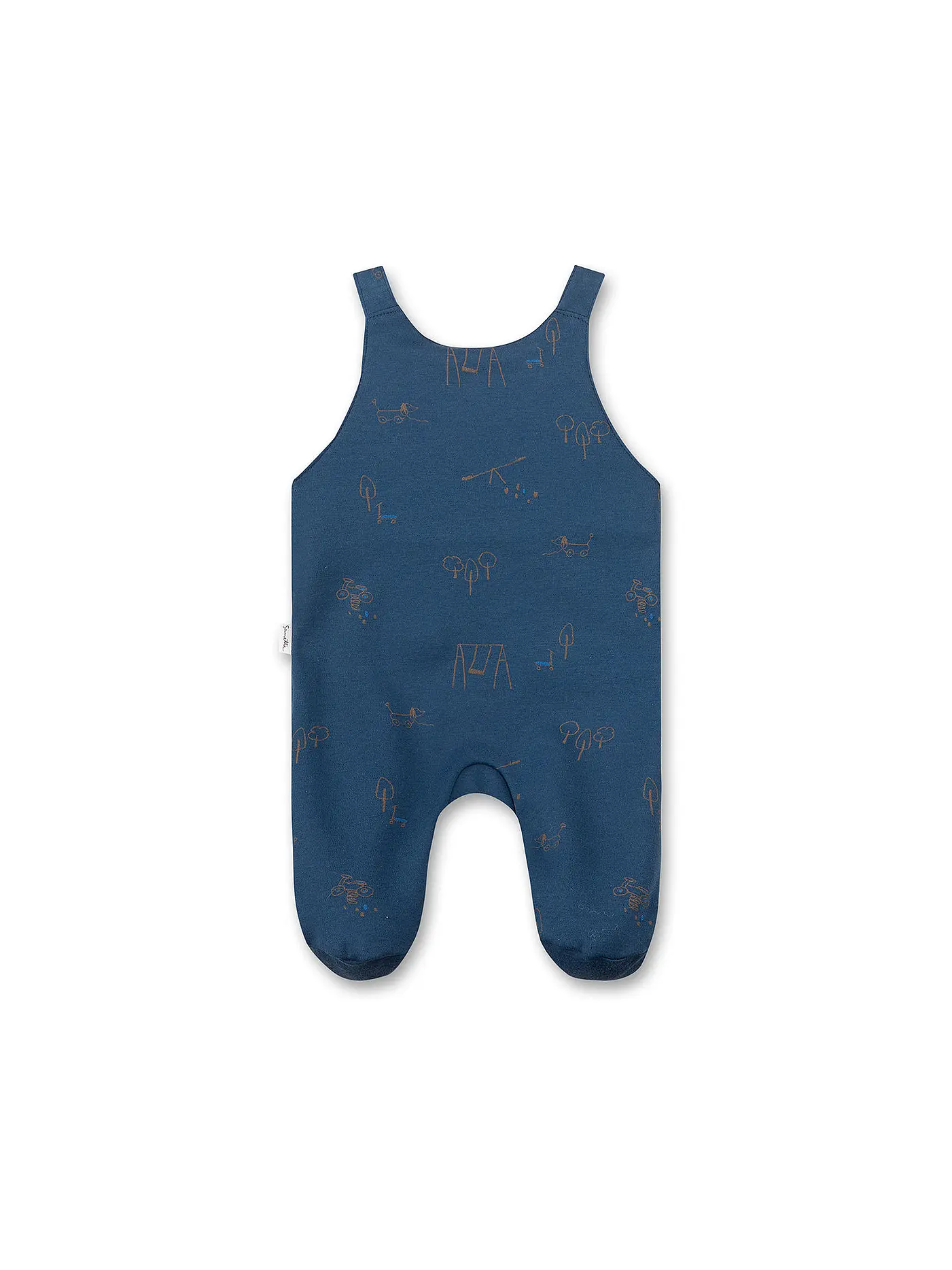 SANETTA | Baby Strampler | dunkelblau