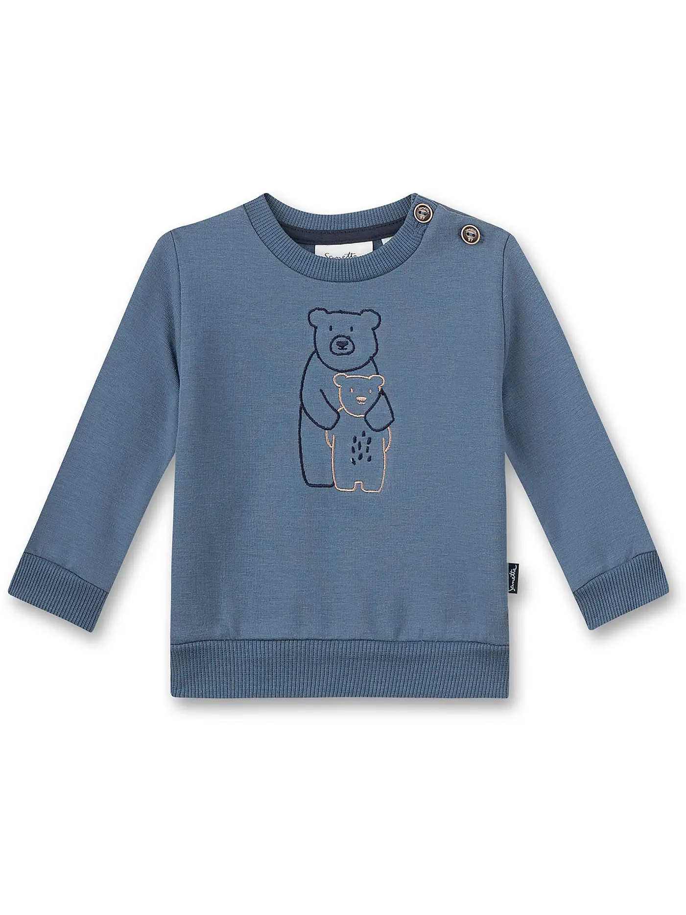 SANETTA | Baby Sweater  | hellblau