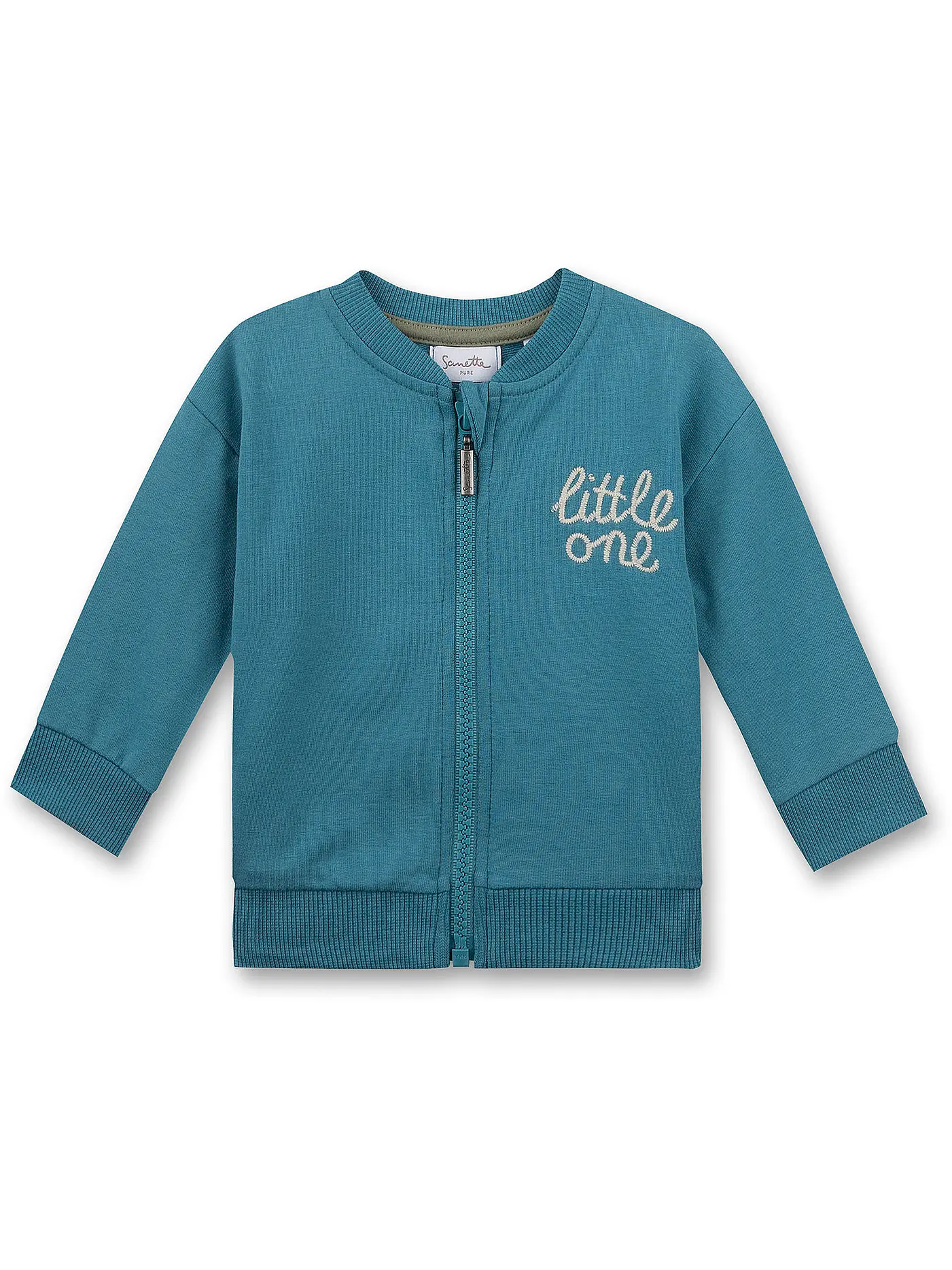 SANETTA | Baby Sweatjacke | petrol