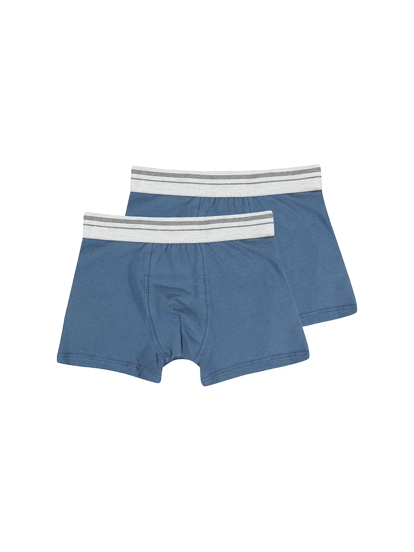 SANETTA | Jungen Pants  2er Pkg. WORDING | dunkelblau