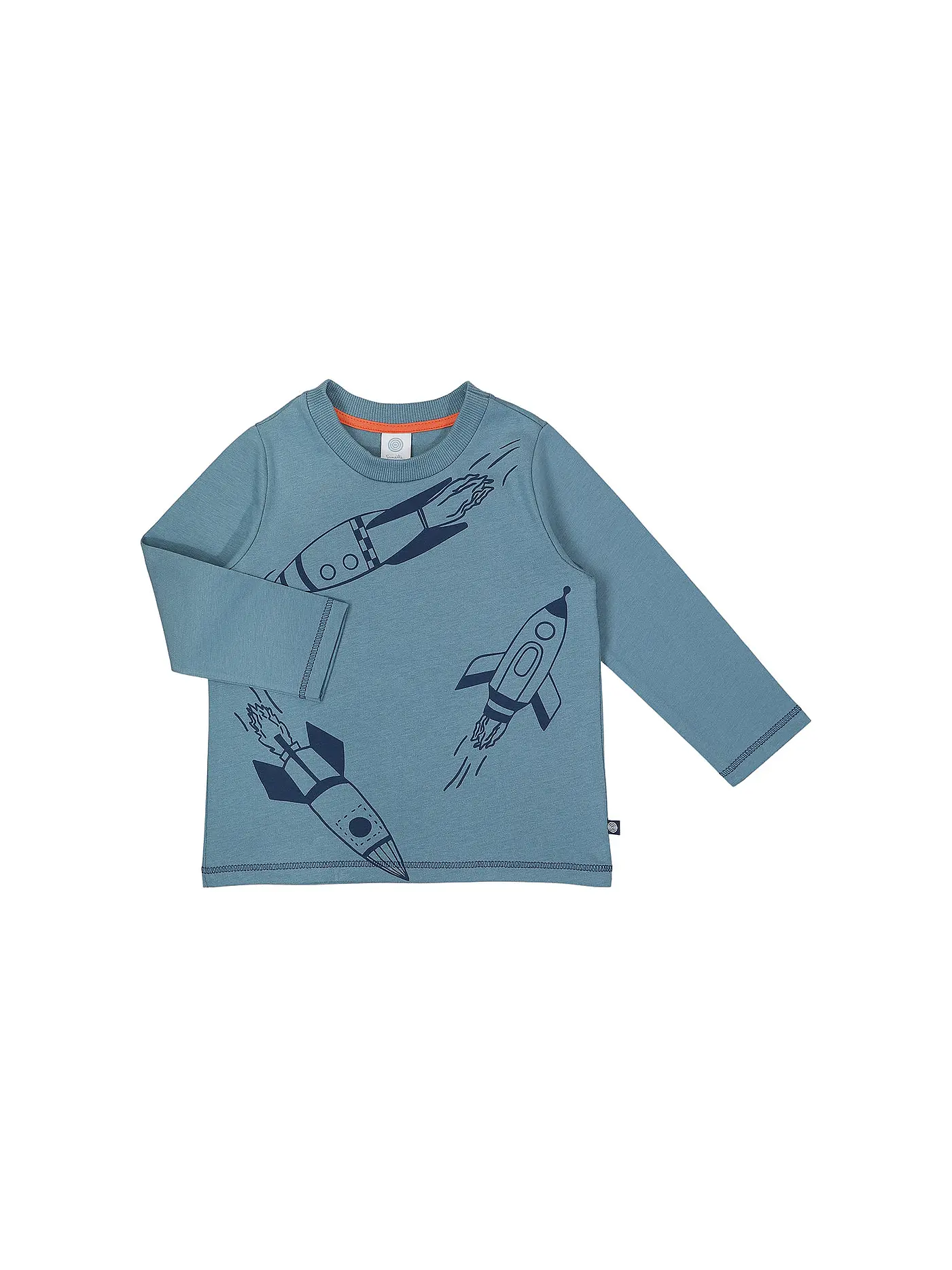 SANETTA | Jungen Pyjama "Raketen" | blau