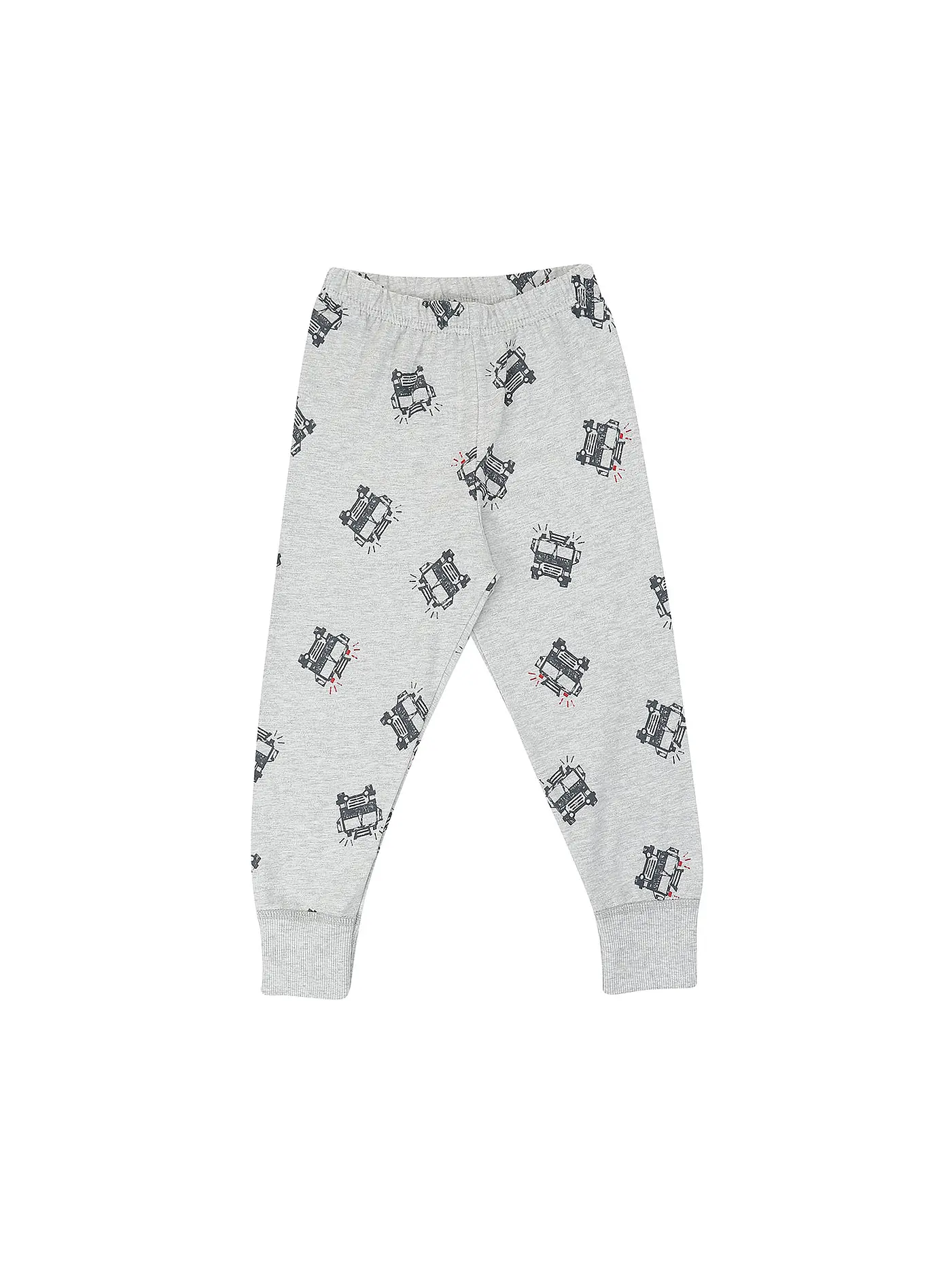 SANETTA | Jungen Pyjama  | hellgrau