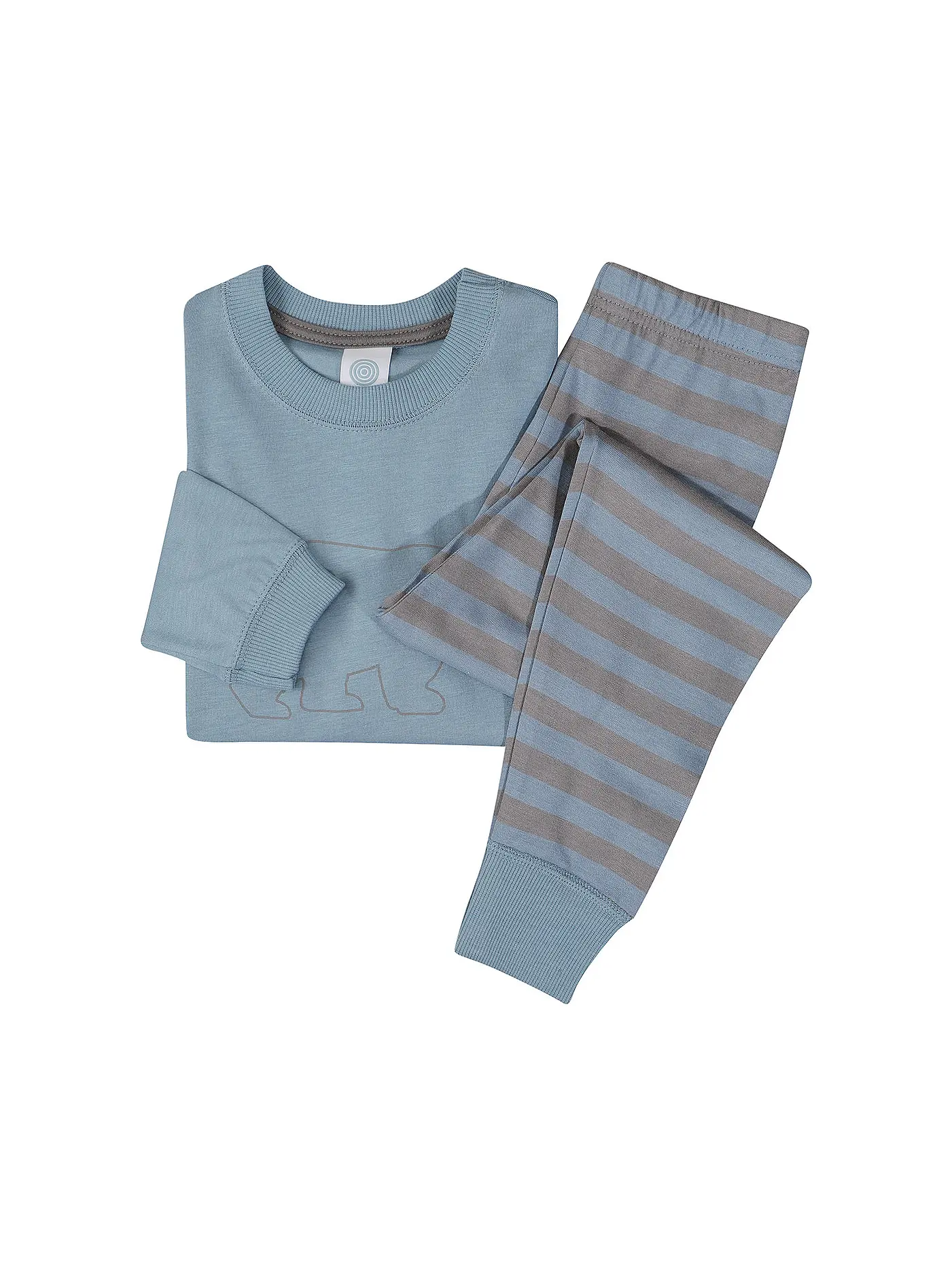 SANETTA | Jungen Pyjama | hellblau