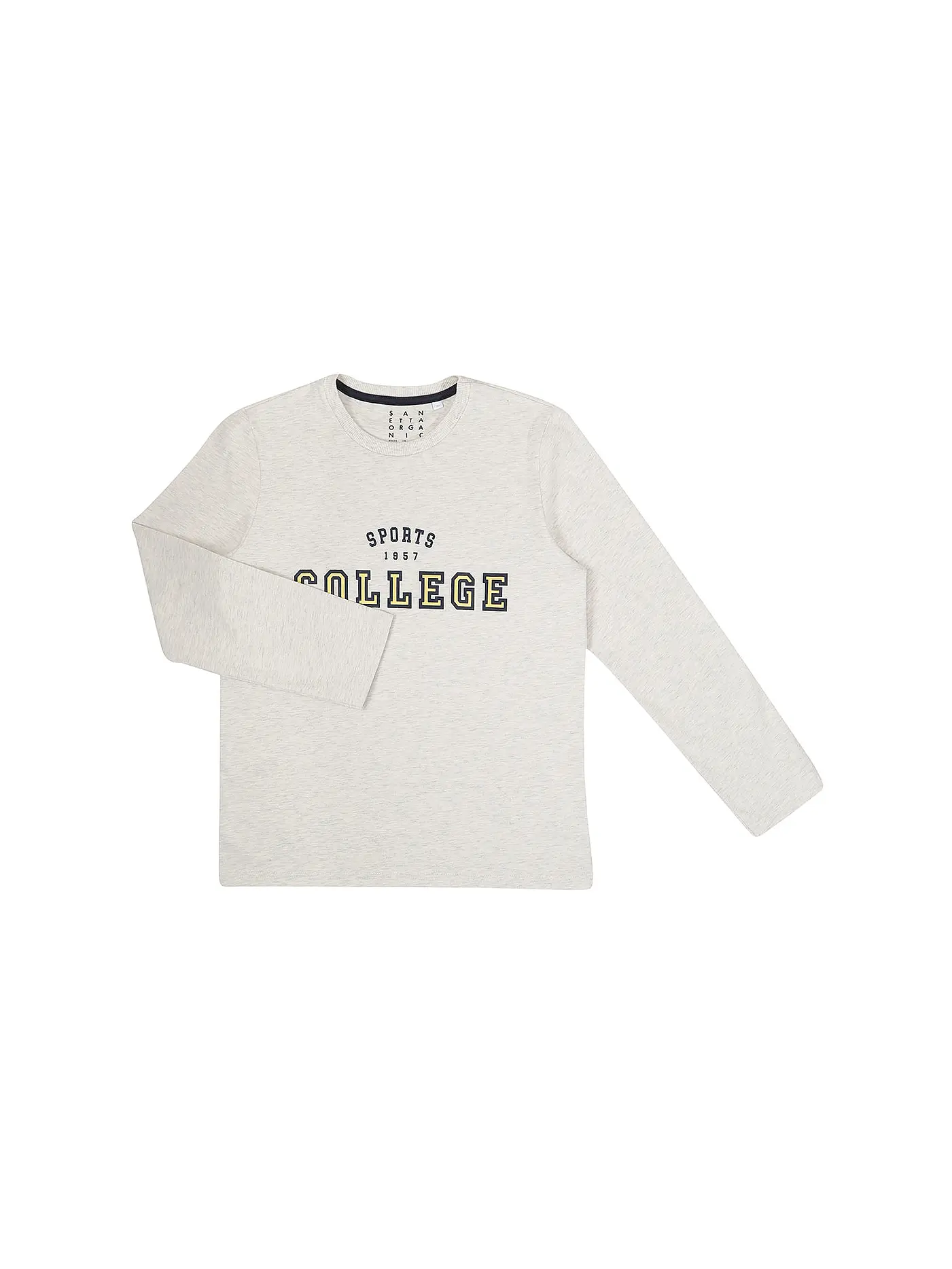 SANETTA | Jungen Pyjama | hellgrau