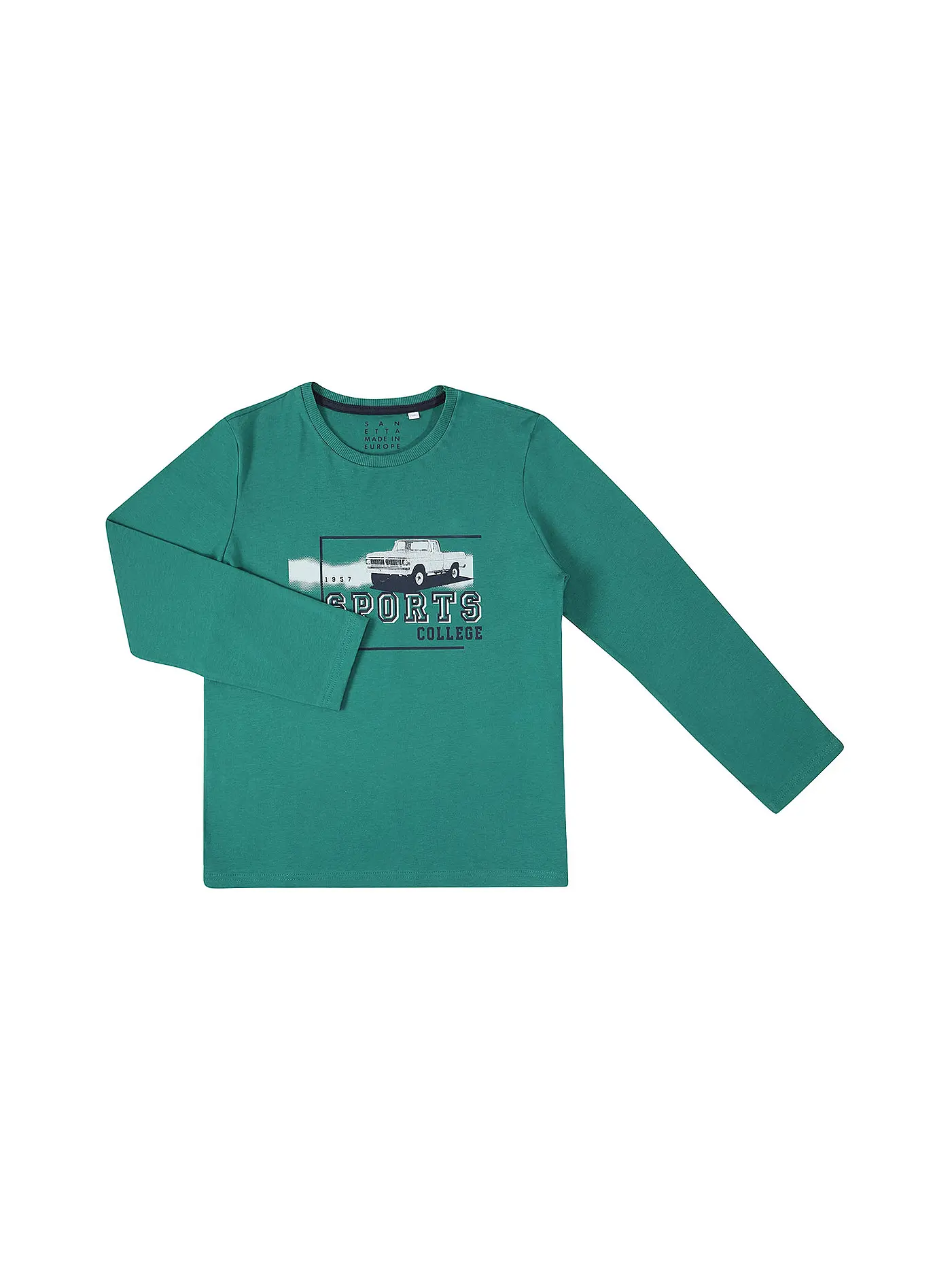 SANETTA | Jungen Pyjama | grün
