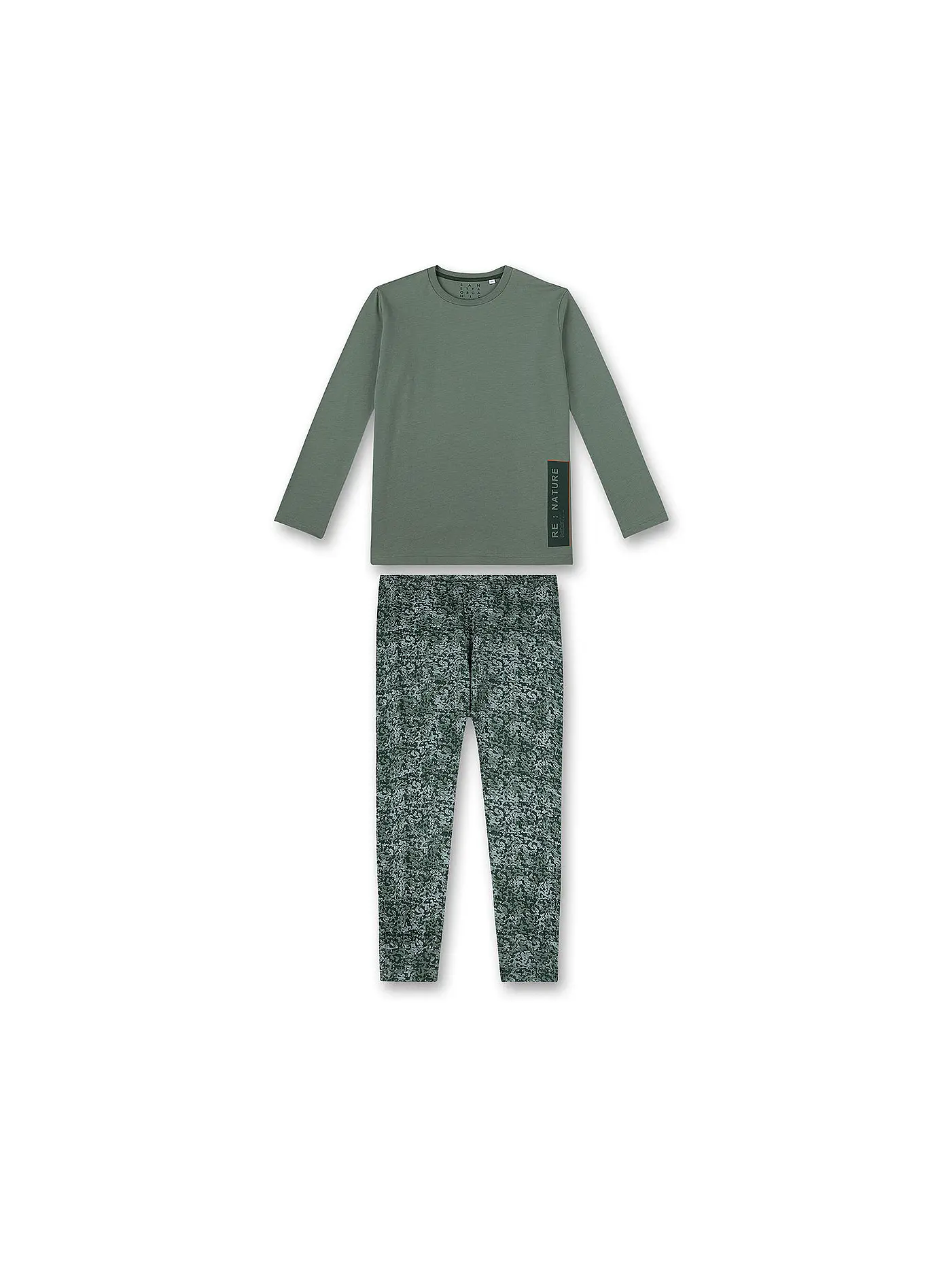 SANETTA | Jungen Pyjamaset | grün