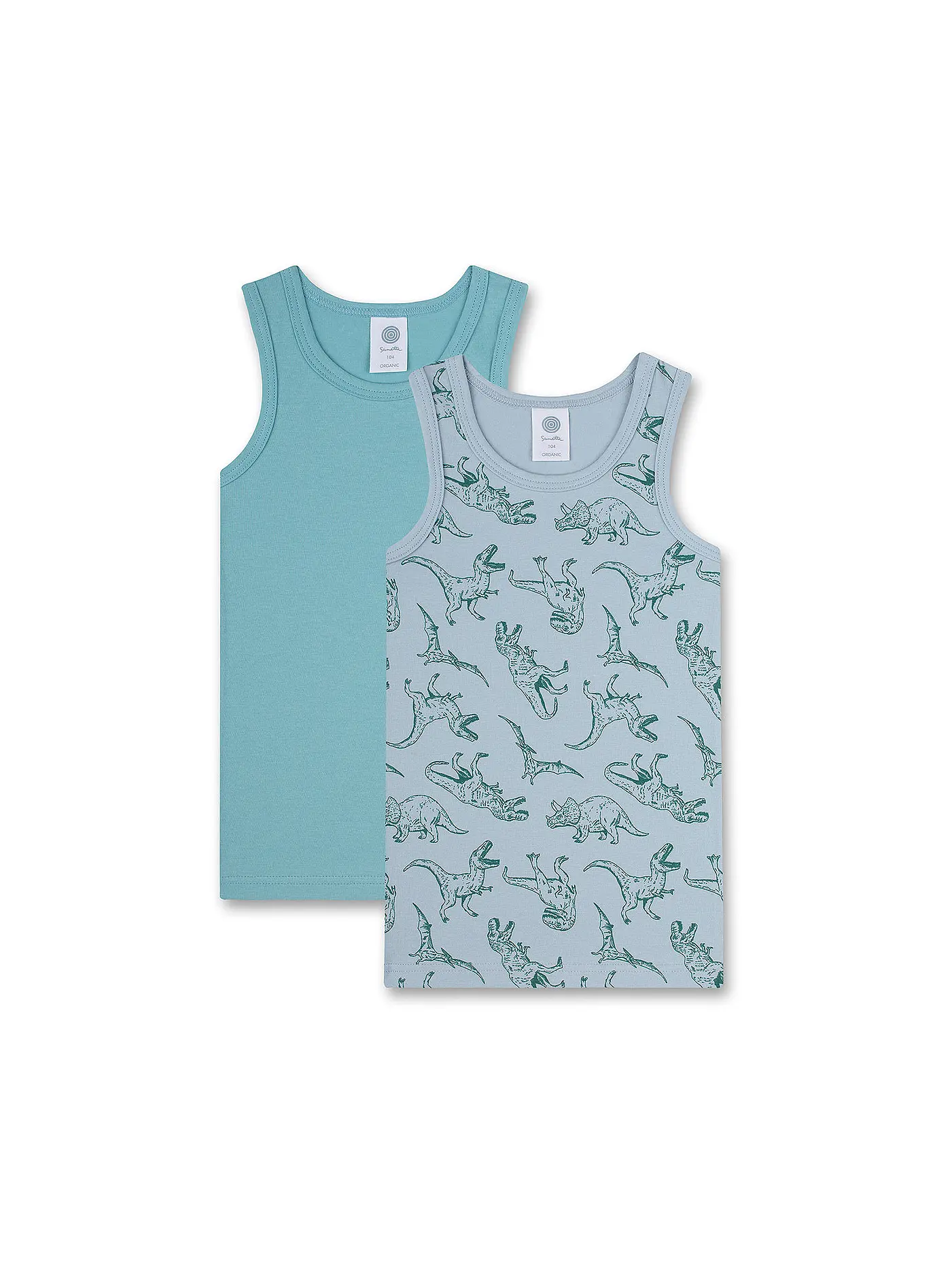 SANETTA | Jungen Shirt 2-er Pkg. | hellgrün