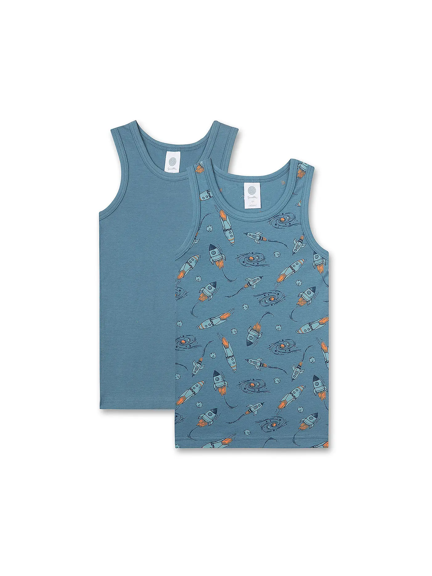 SANETTA | Jungen Shirt 2er Pkg.  | blau