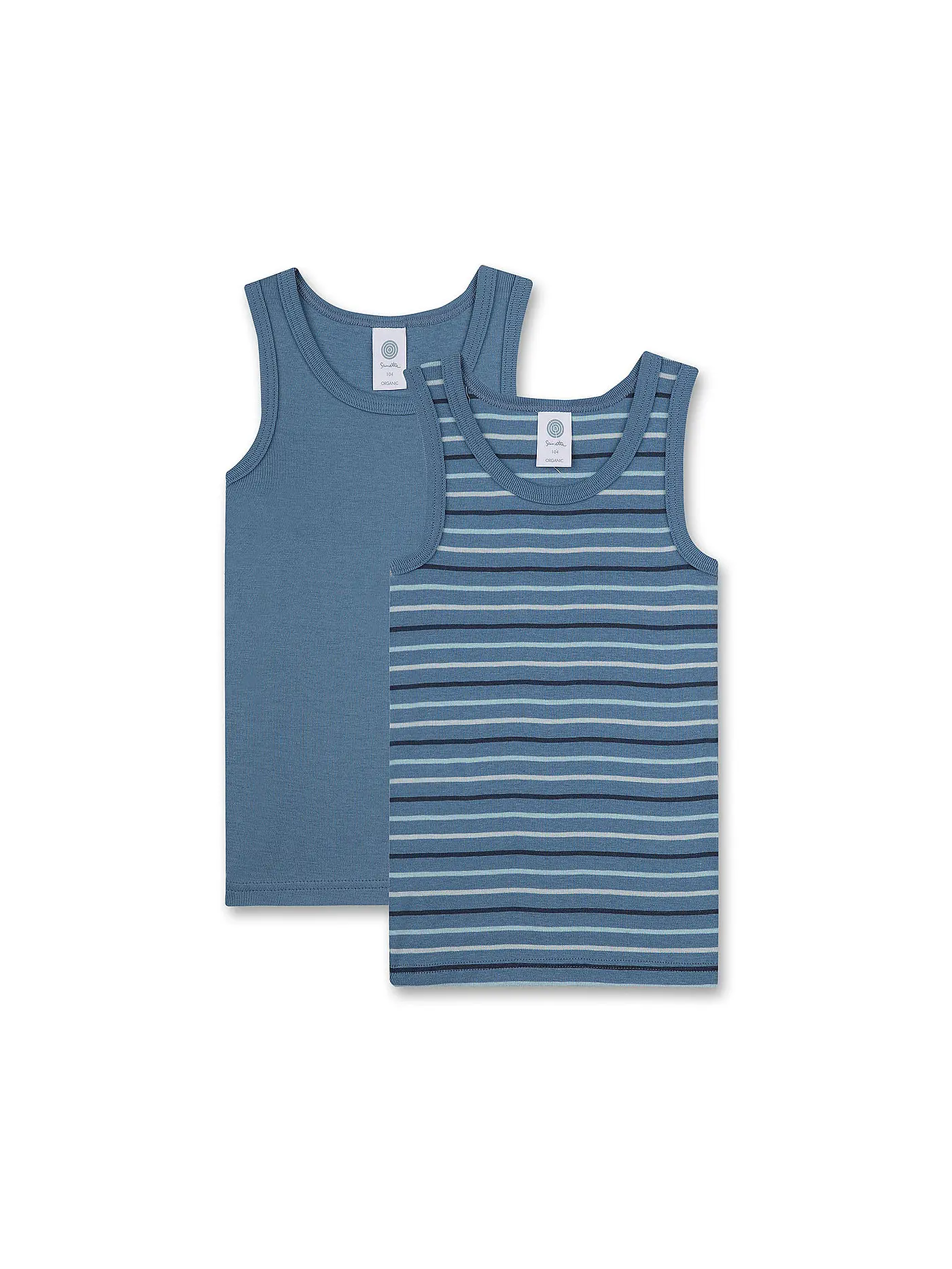 SANETTA | Jungen Top 2er Pkg  | blau