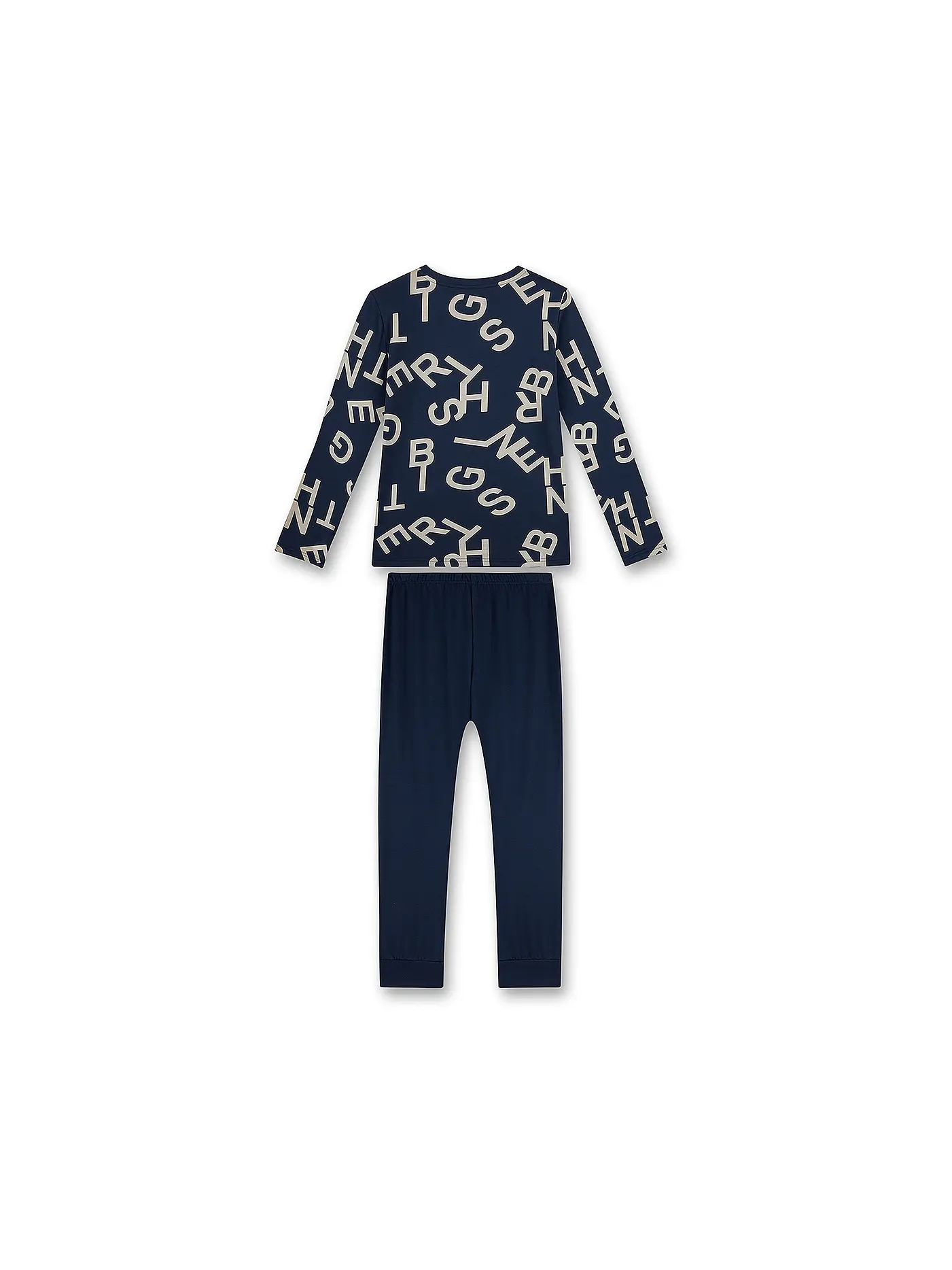 SANETTA | Mädchen  Pyjama  | dunkelblau