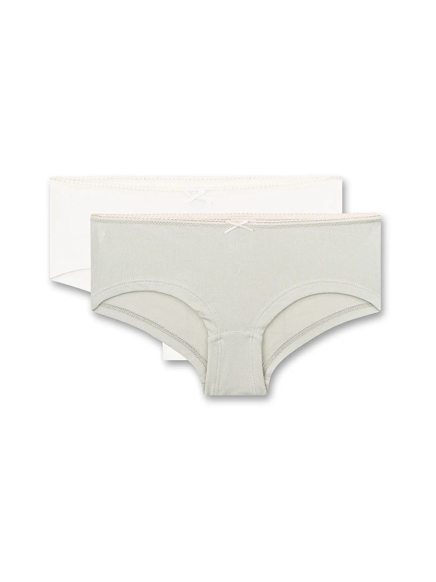 SANETTA | Mädchen Pants 2er Pkg. blue smoke  | hellgrün