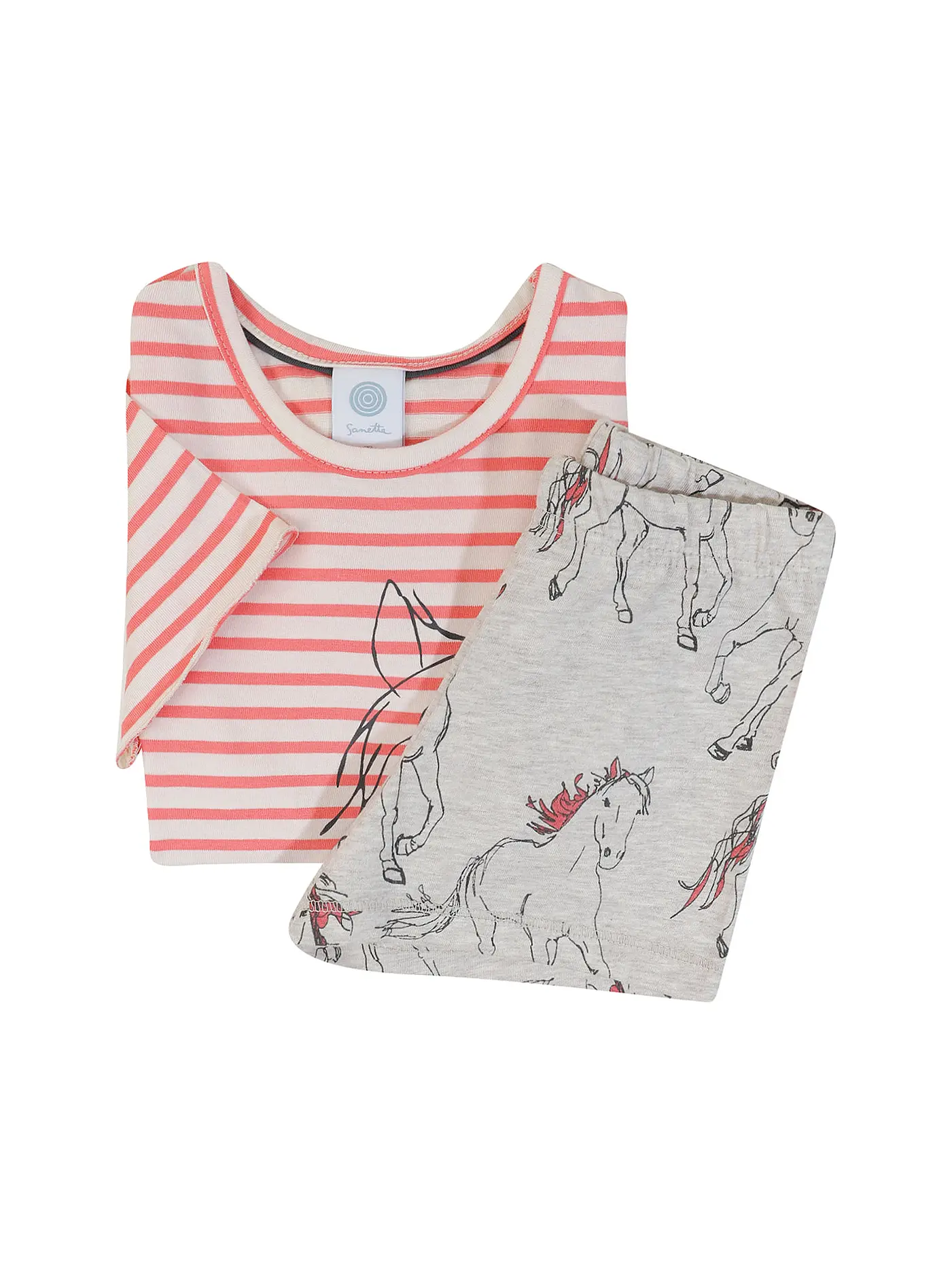 SANETTA | Mädchen Pyjama  | koralle