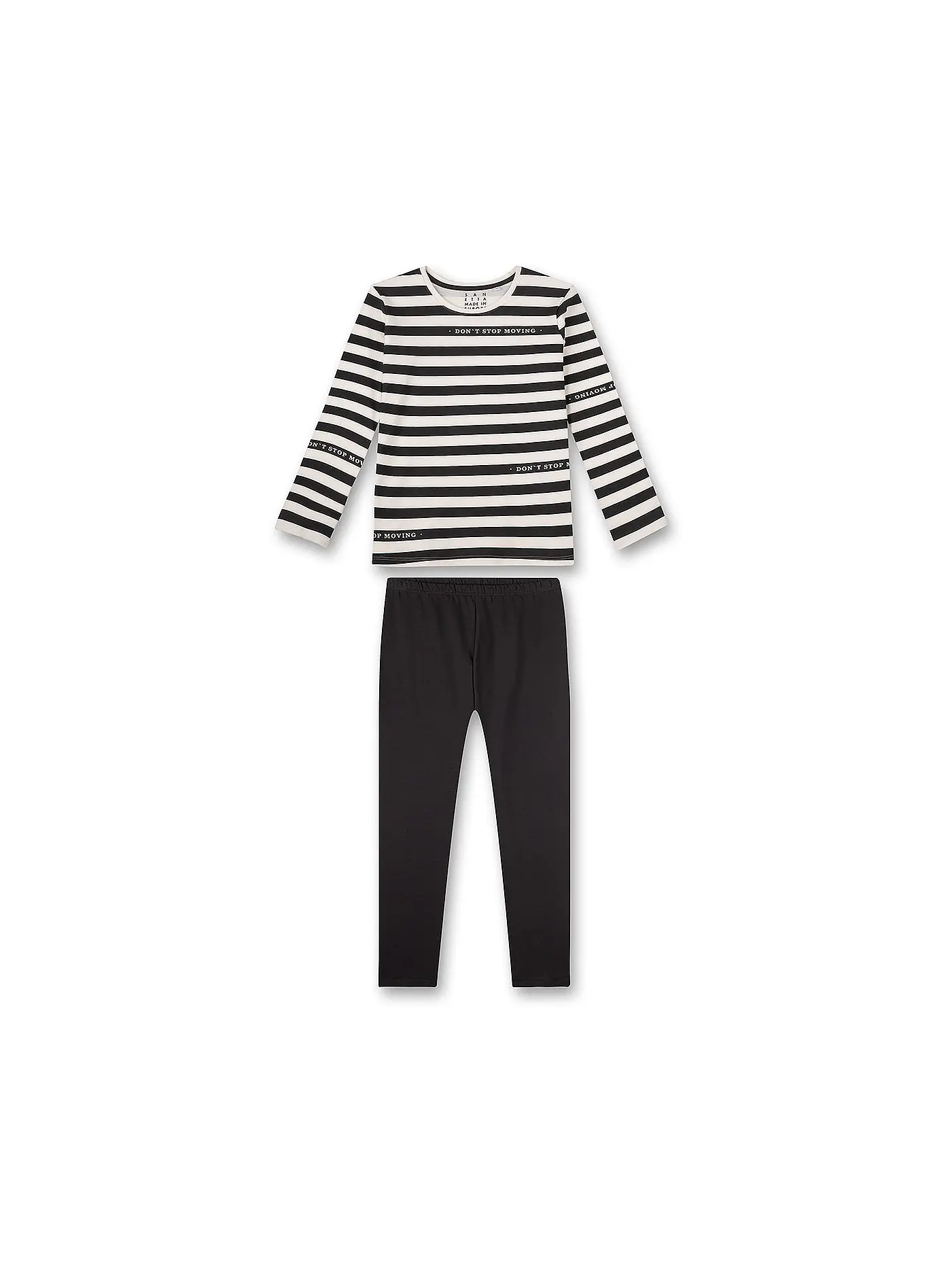 SANETTA | Mädchen Pyjama  | dunkelblau