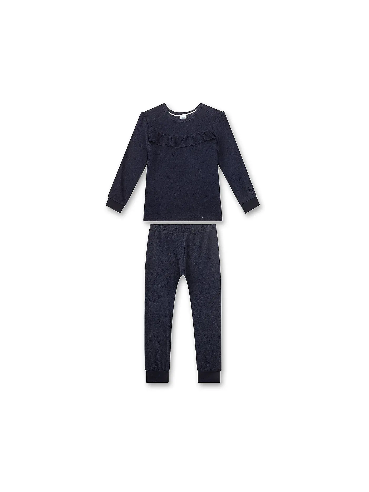 SANETTA | Mädchen Pyjama  | dunkelblau