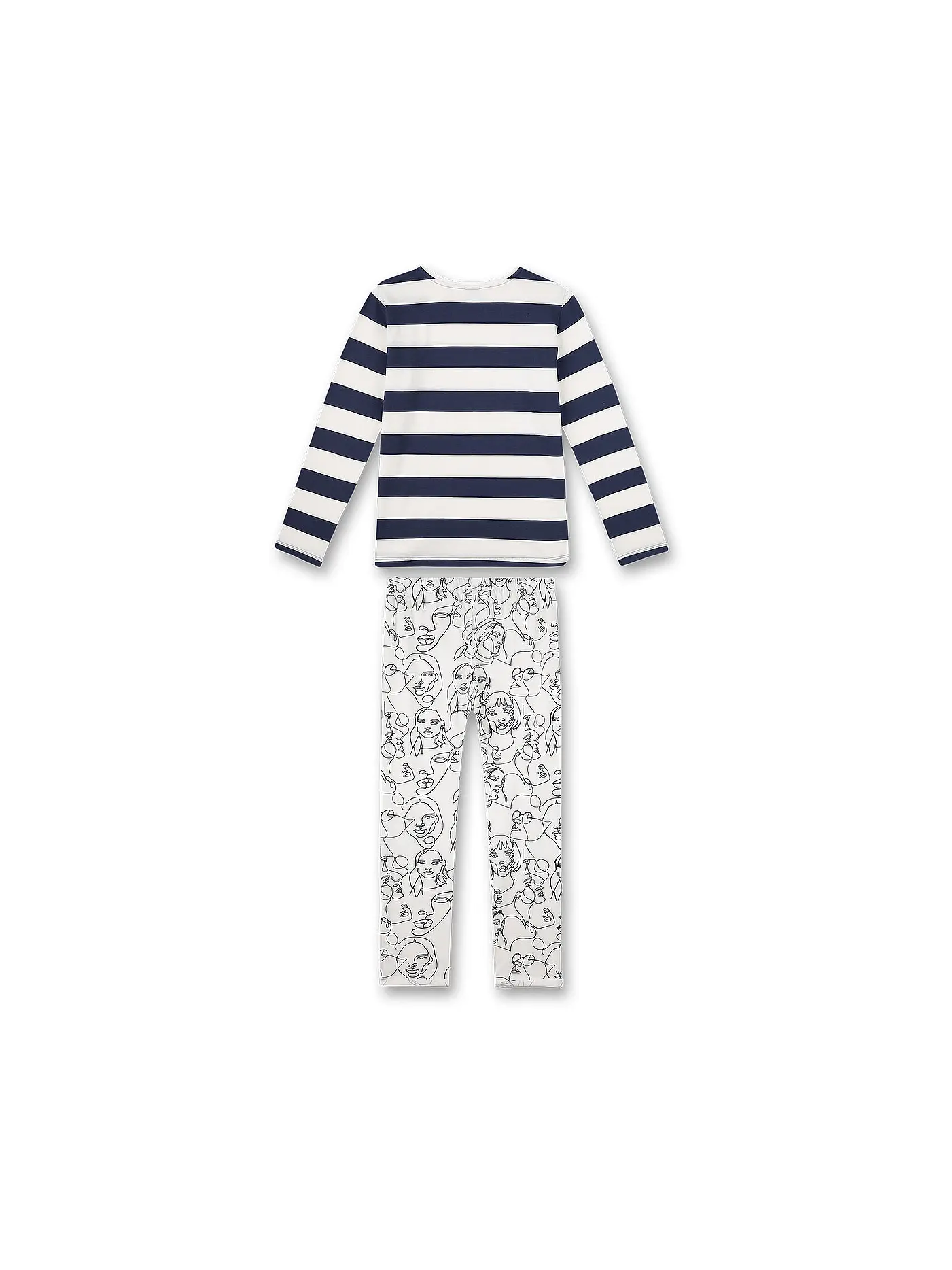 SANETTA | Mädchen Pyjama | blau