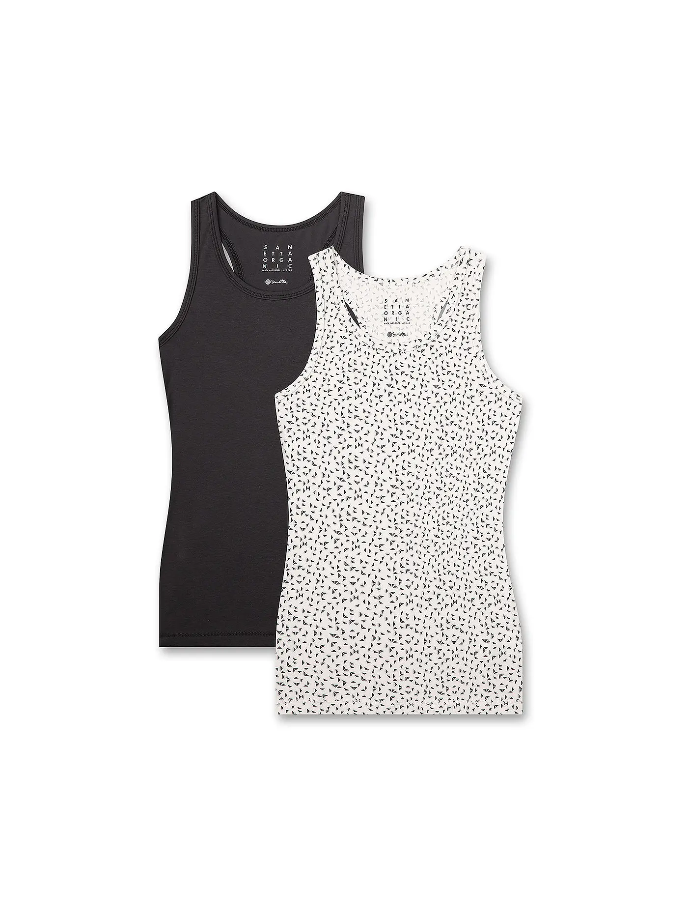 SANETTA | Mädchen Shirt 2er Pkg.  | creme