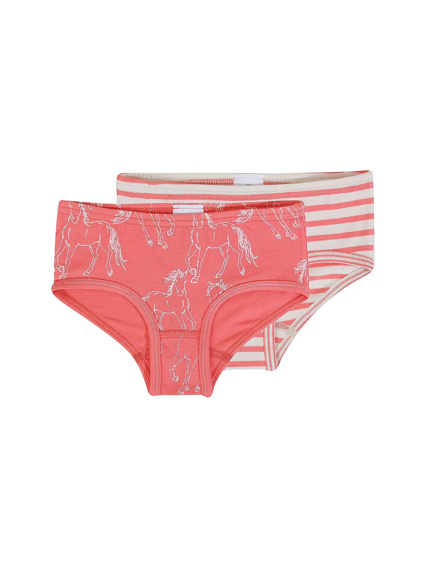 SANETTA | Mädchen Slip 2er Pkg cayenne | koralle