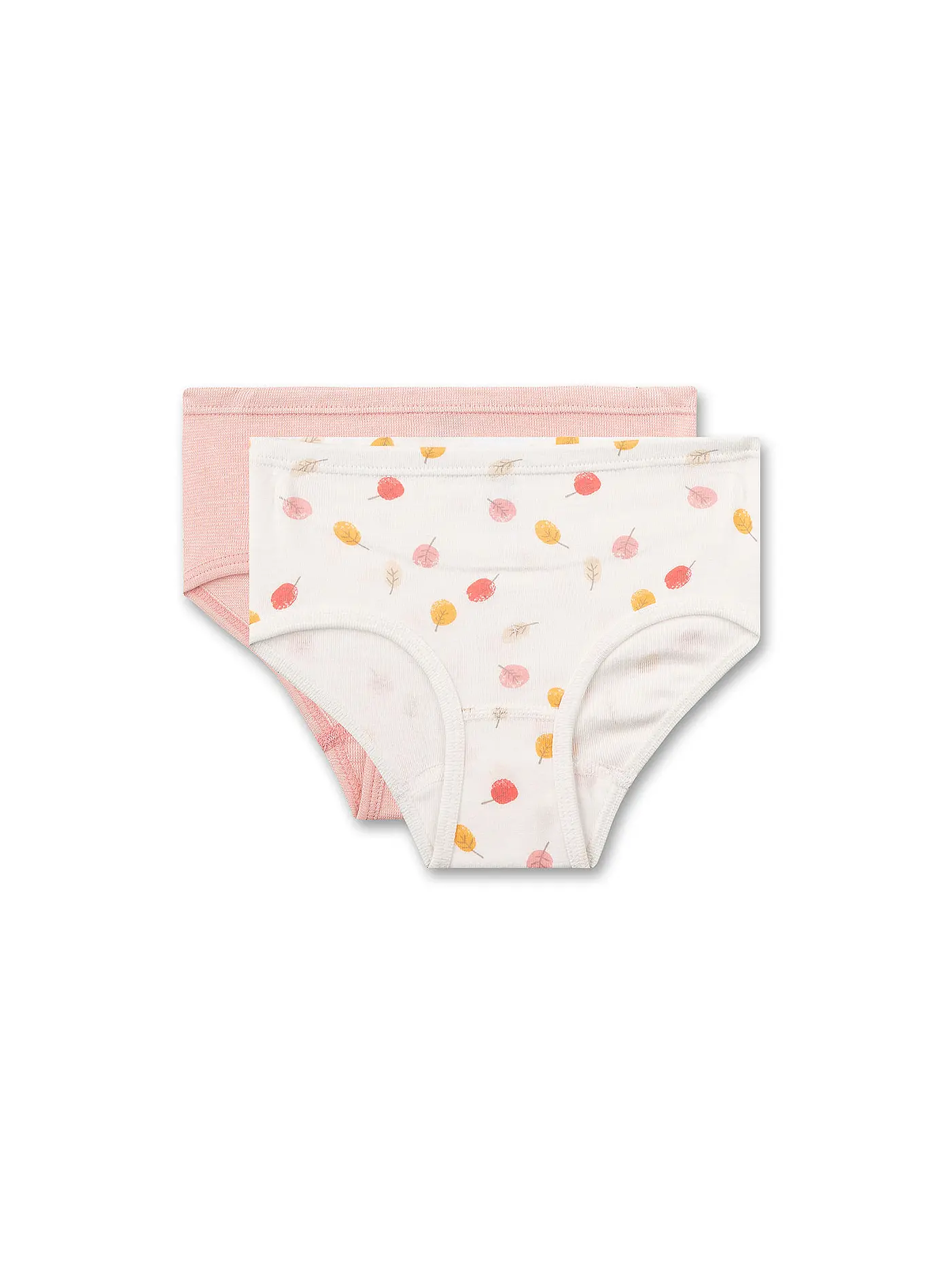 SANETTA | Mädchen Slip 2er Pkg. white pebb  | creme