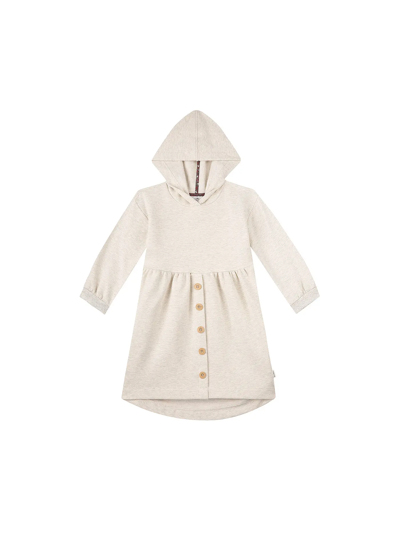SANETTA | Mädchen Sweatkleid | hellgrau