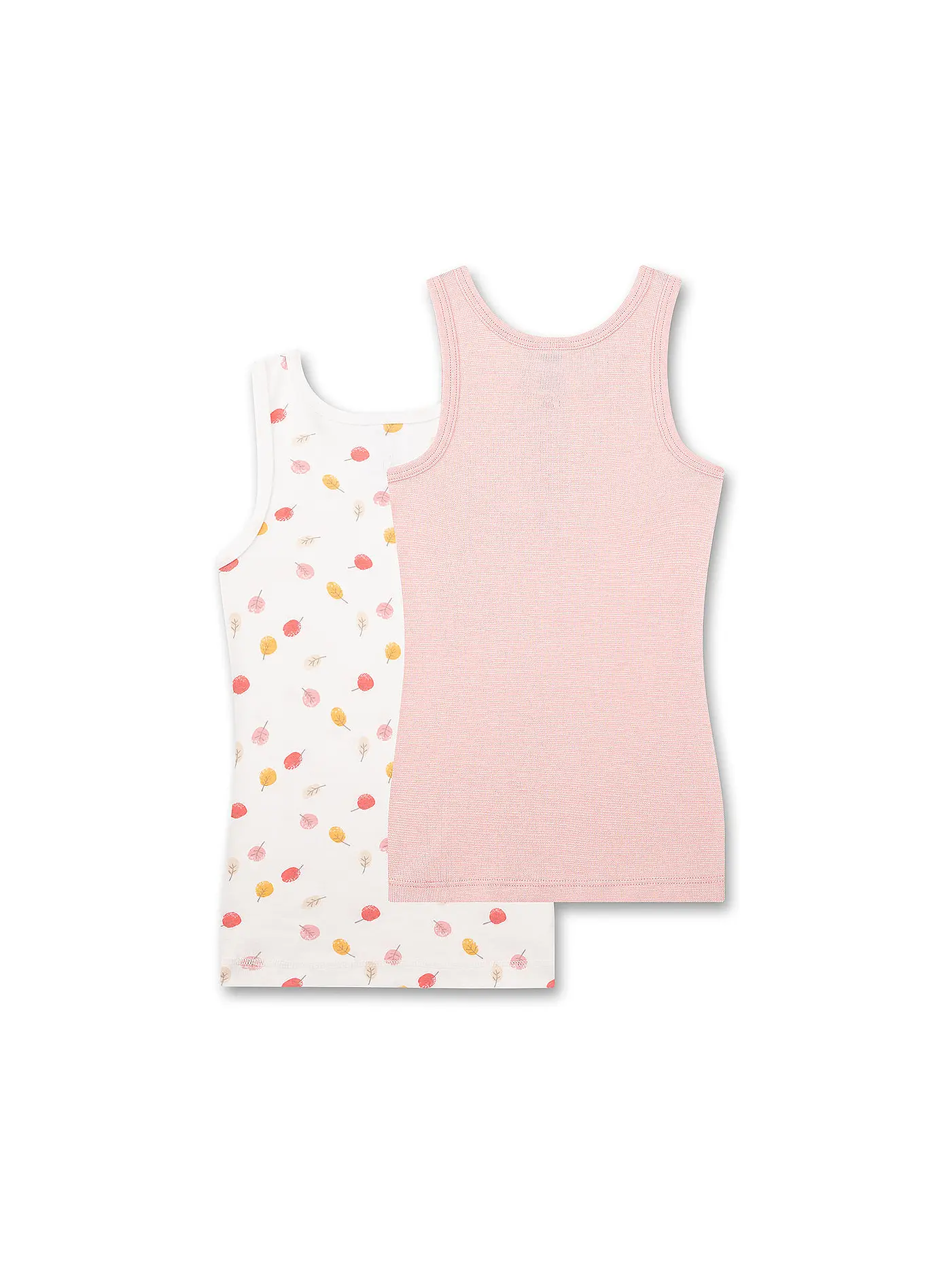 SANETTA | Mädchen Top 2er Pkg. white pebb  | creme