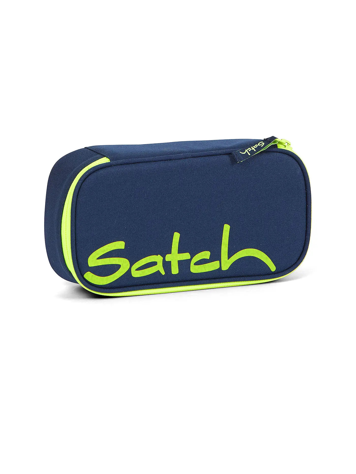 SATCH | Schlamperbox Toxic Yellow | dunkelblau