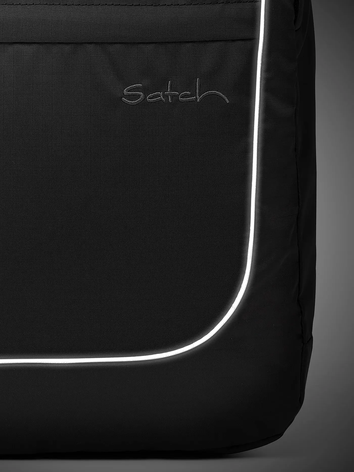 SATCH | Schulrucksack Fly Ripstop Black | schwarz