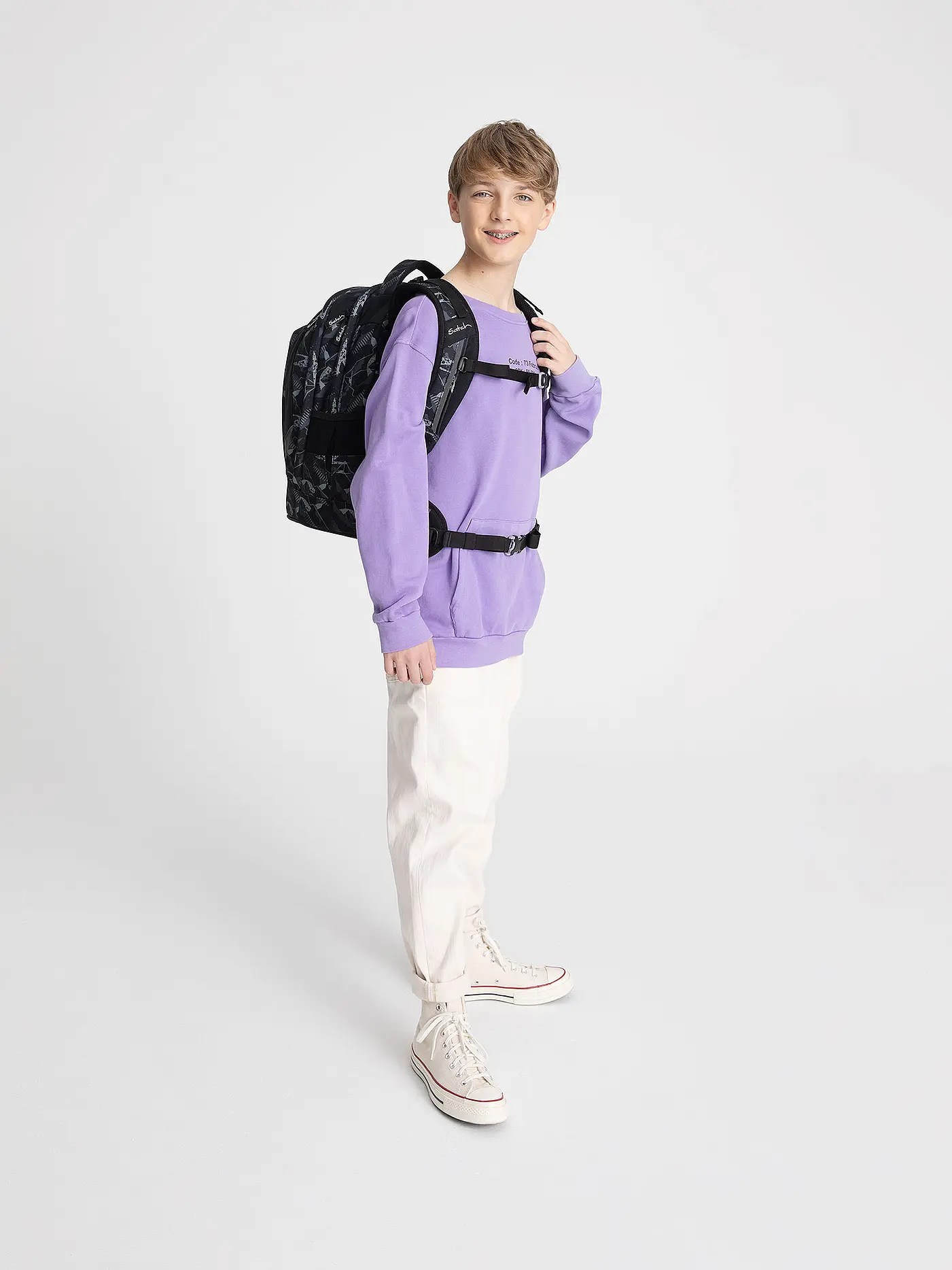 SATCH | Schulrucksack Pack - Mountain Grey | grau
