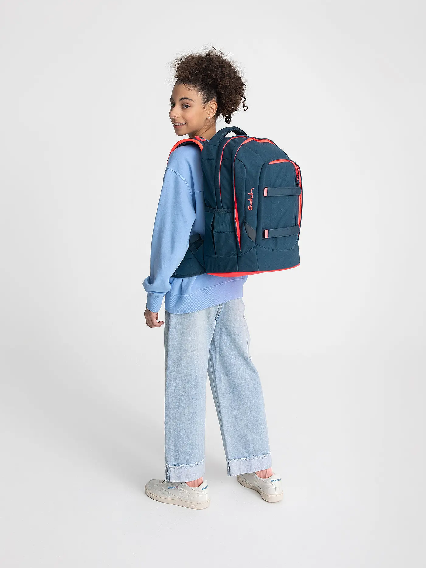SATCH | Schulrucksack Pack - Pink Phantom | petrol