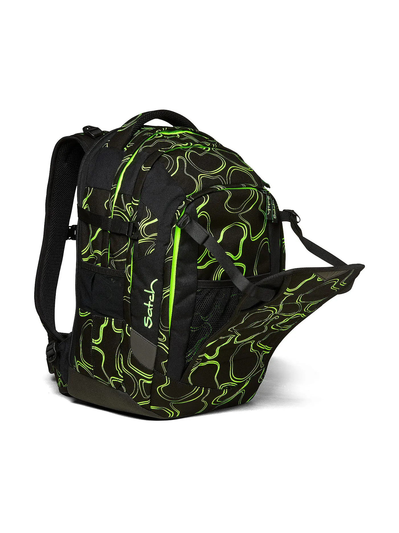 SATCH | Schulrucksack Satch Match Green Supreme | grün
