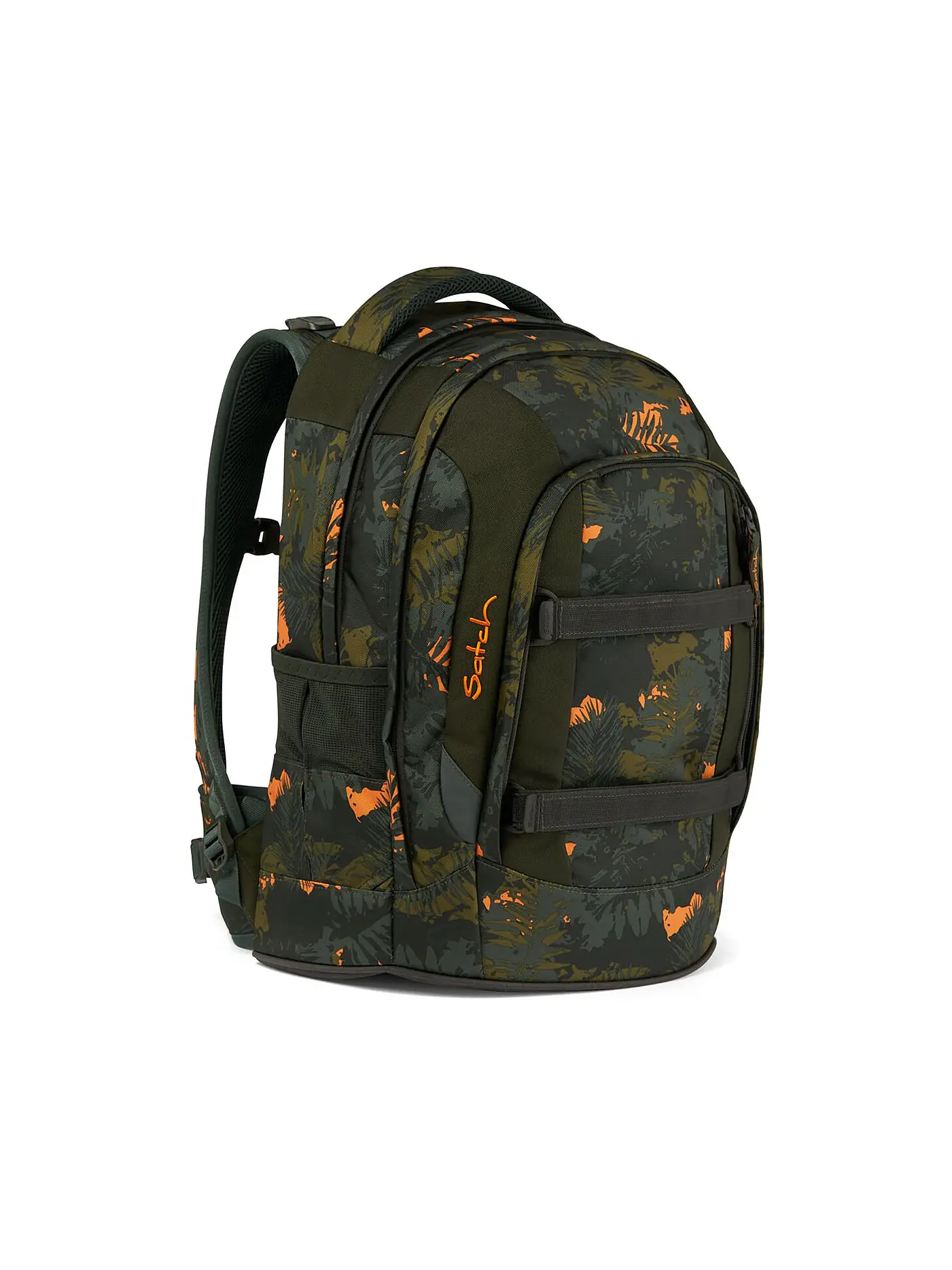 SATCH | Schulrucksack Satch Pack Jurassic Jungle | dunkelgrün