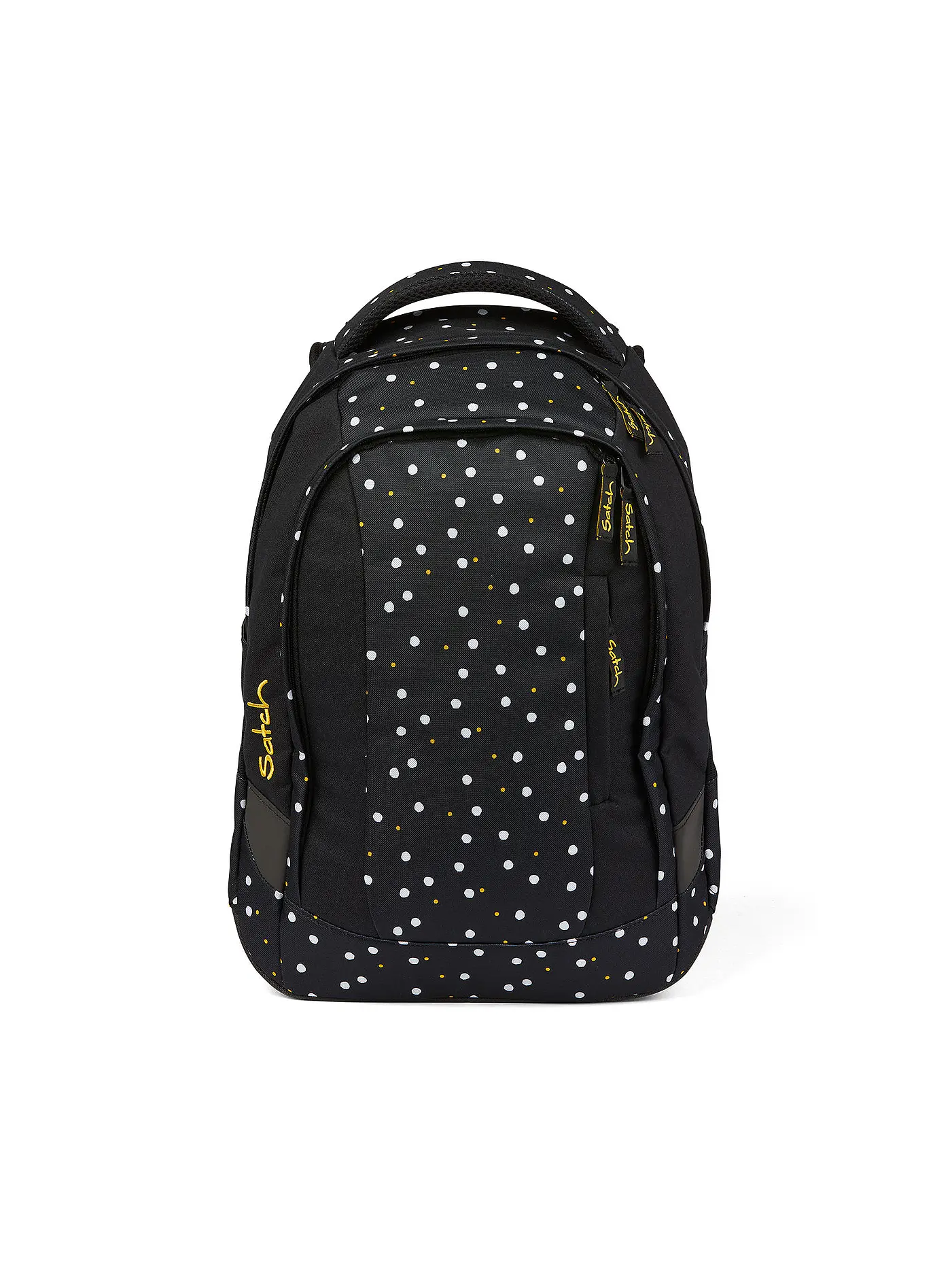 SATCH | Schulrucksack Sleek - Lazy Daisy | schwarz