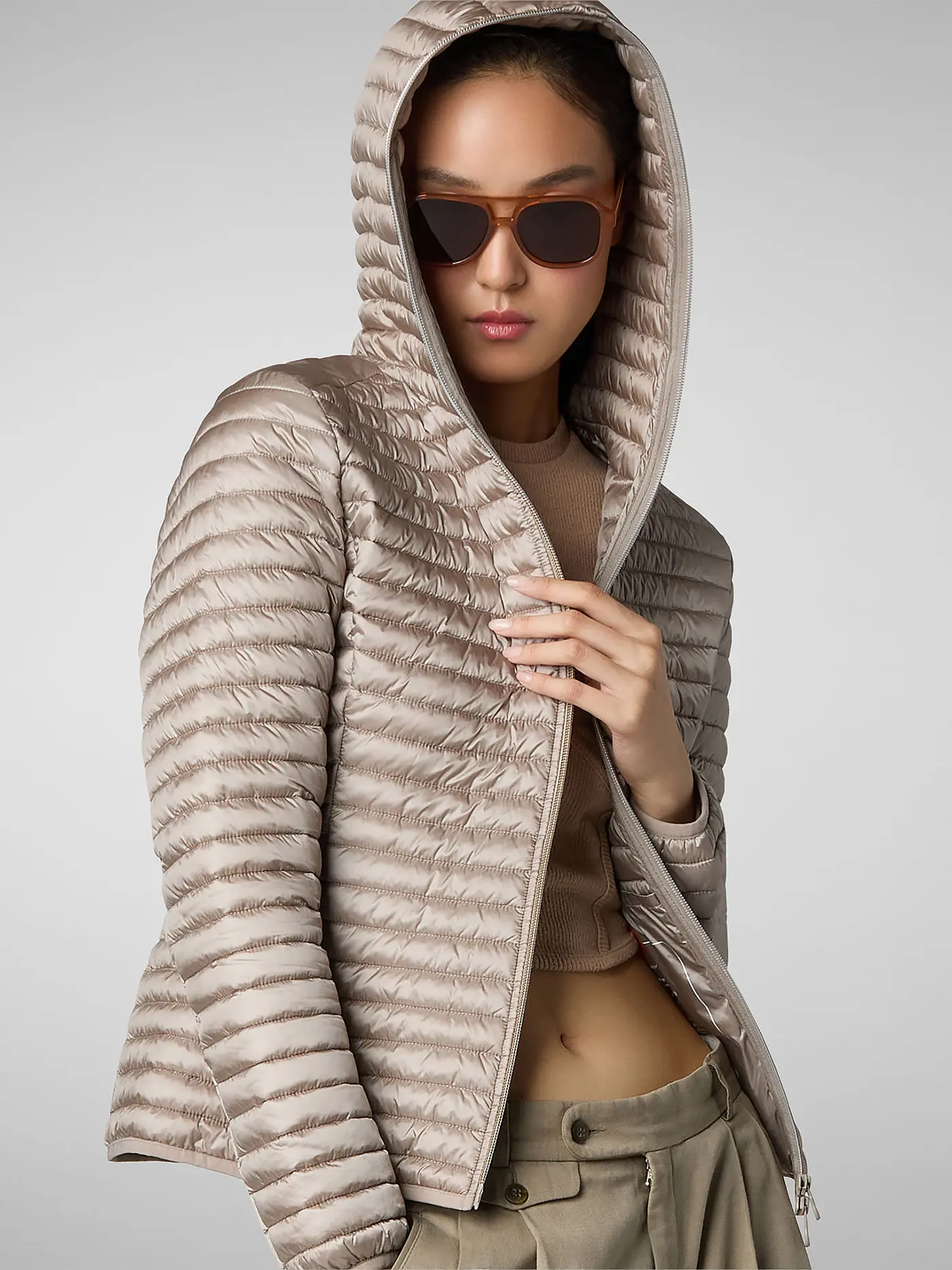 SAVE THE DUCK | Leichtsteppjacke IRIS 17 | beige