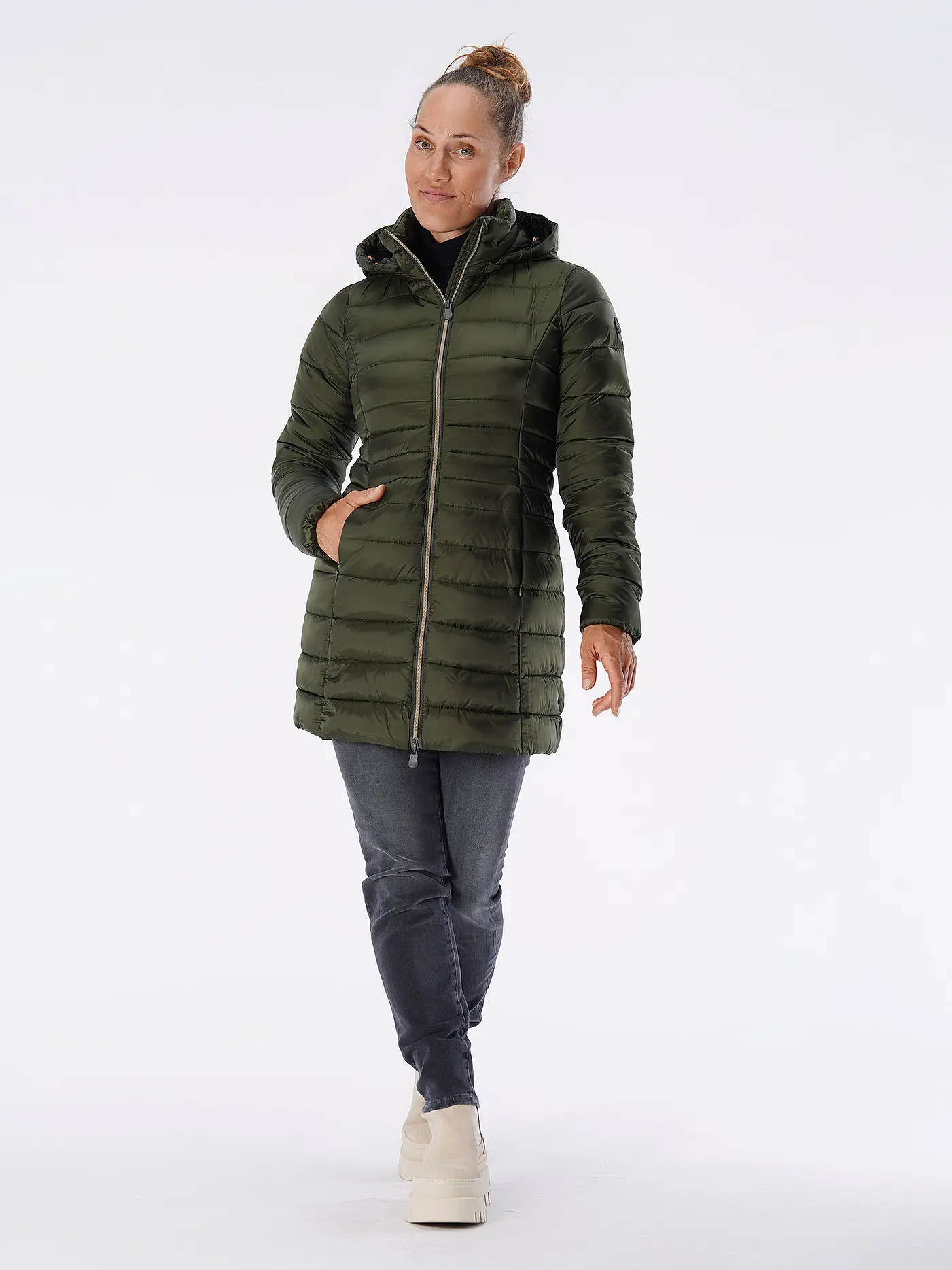 SAVE THE DUCK | Leichtsteppmantel IRIS17 | olive