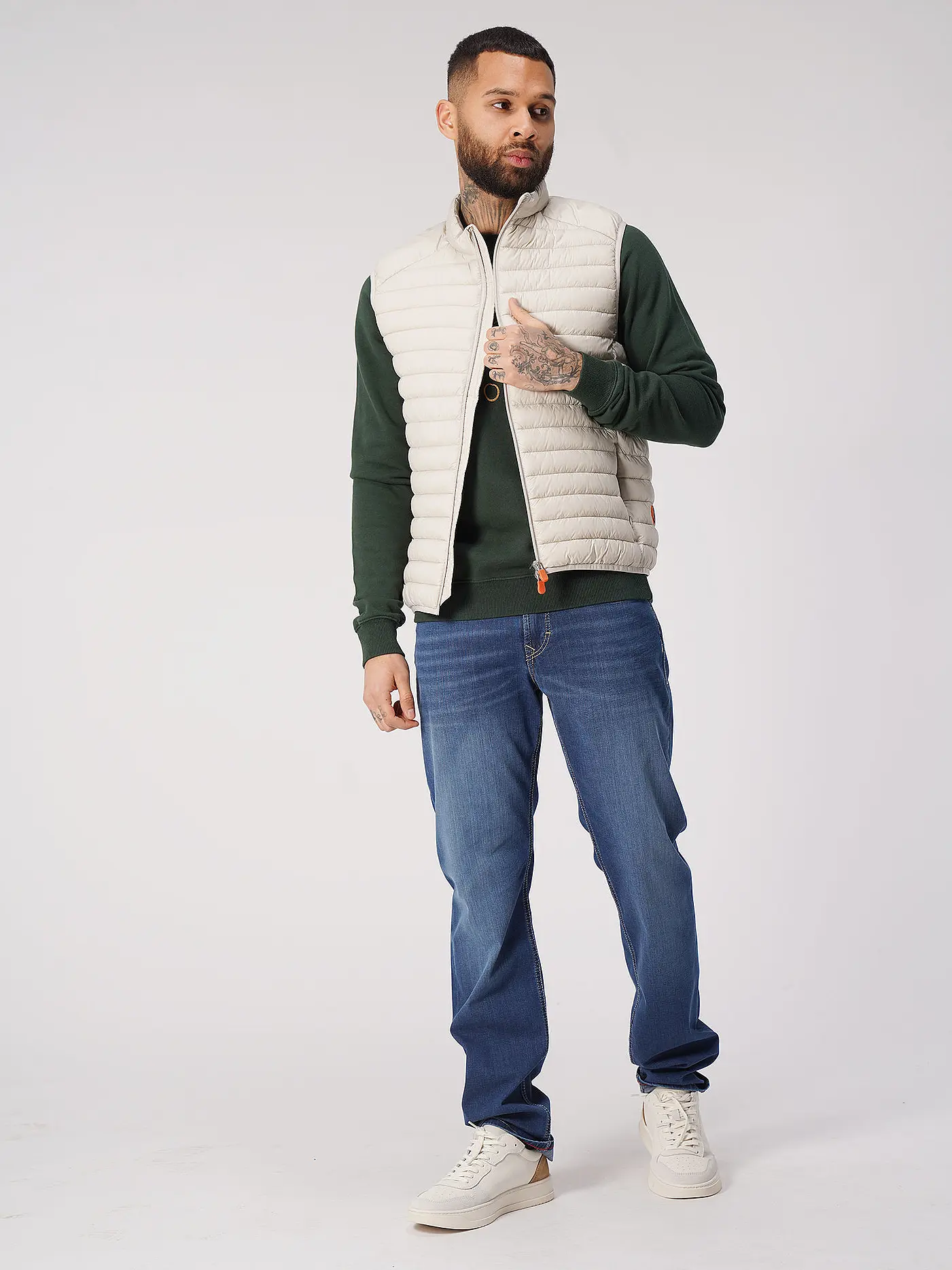 SAVE THE DUCK | Steppgilet  | beige