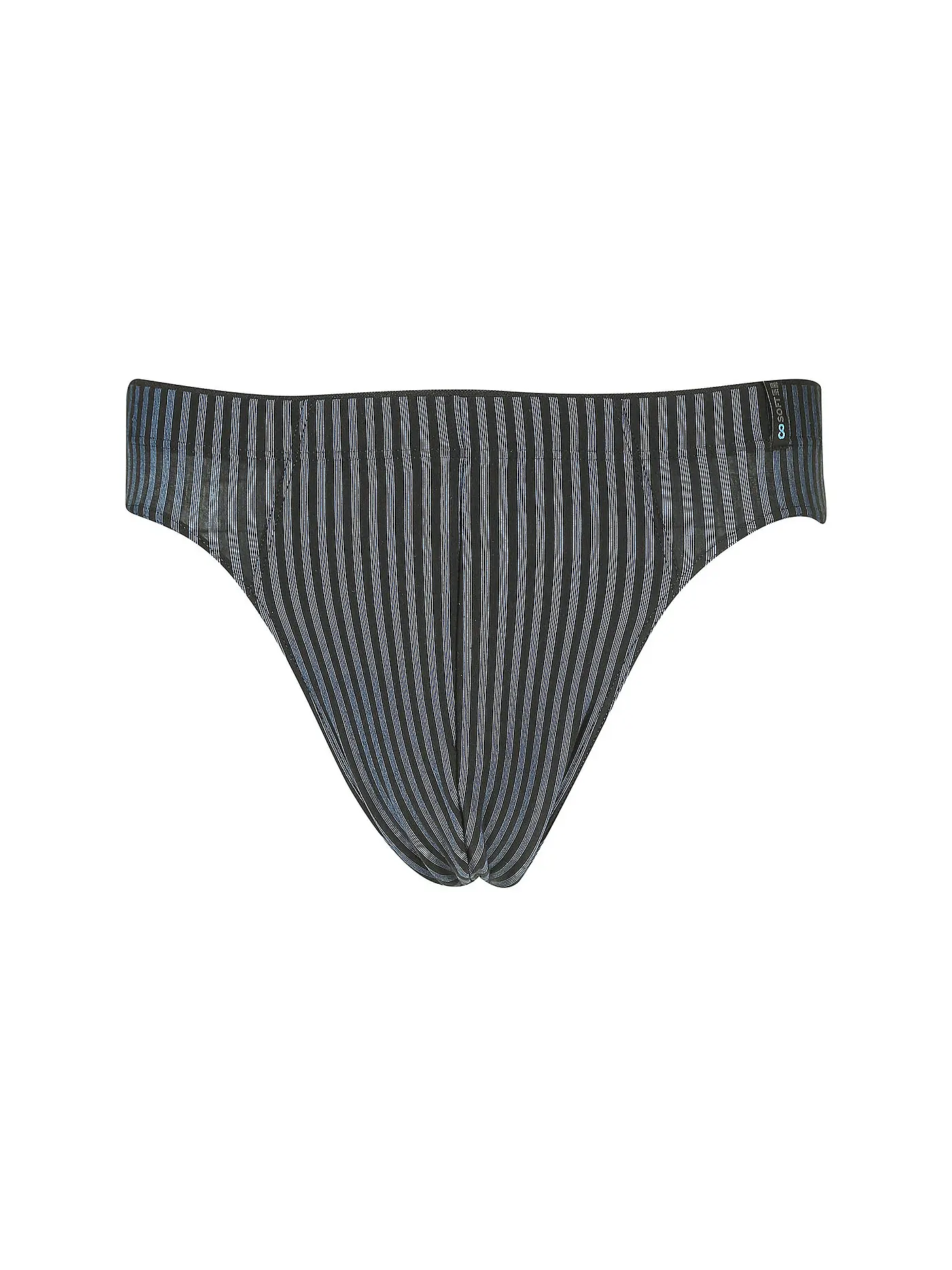 SCHIESSER | Supermini Slip taupe | blau