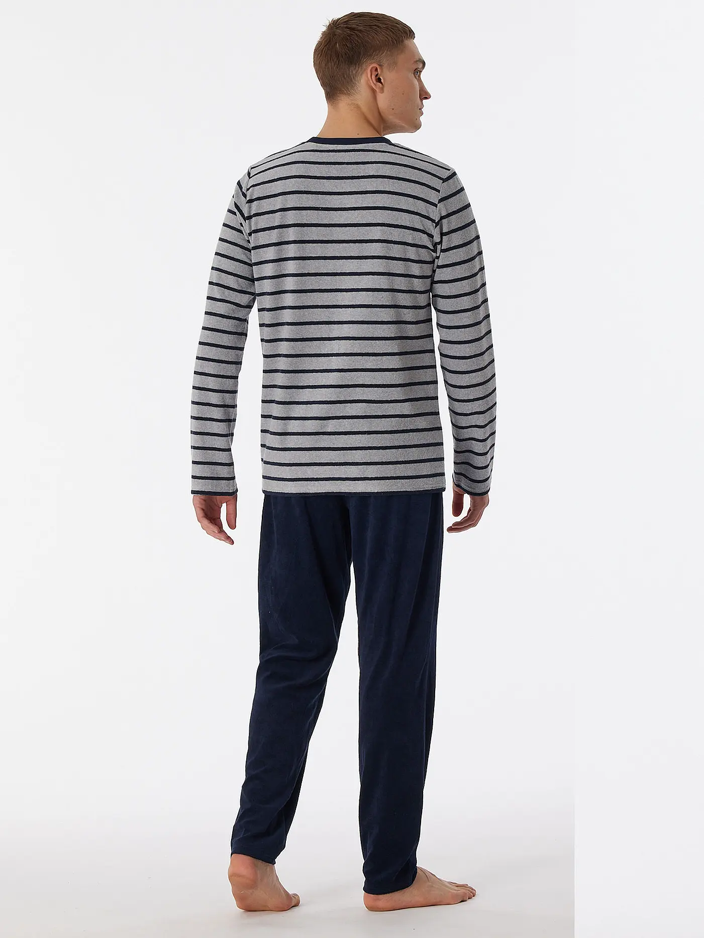 SCHIESSER | Pyjama  | grau