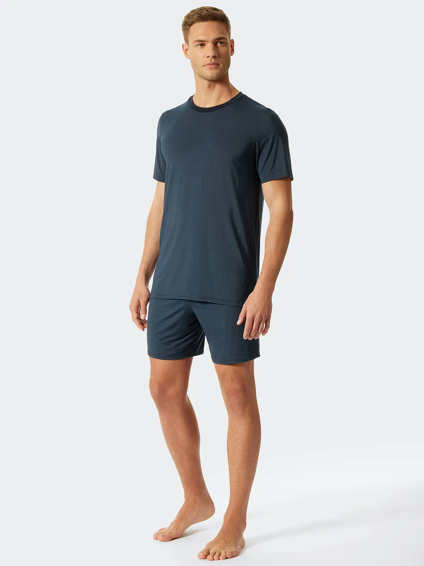 SCHIESSER | Pyjama  | blau
