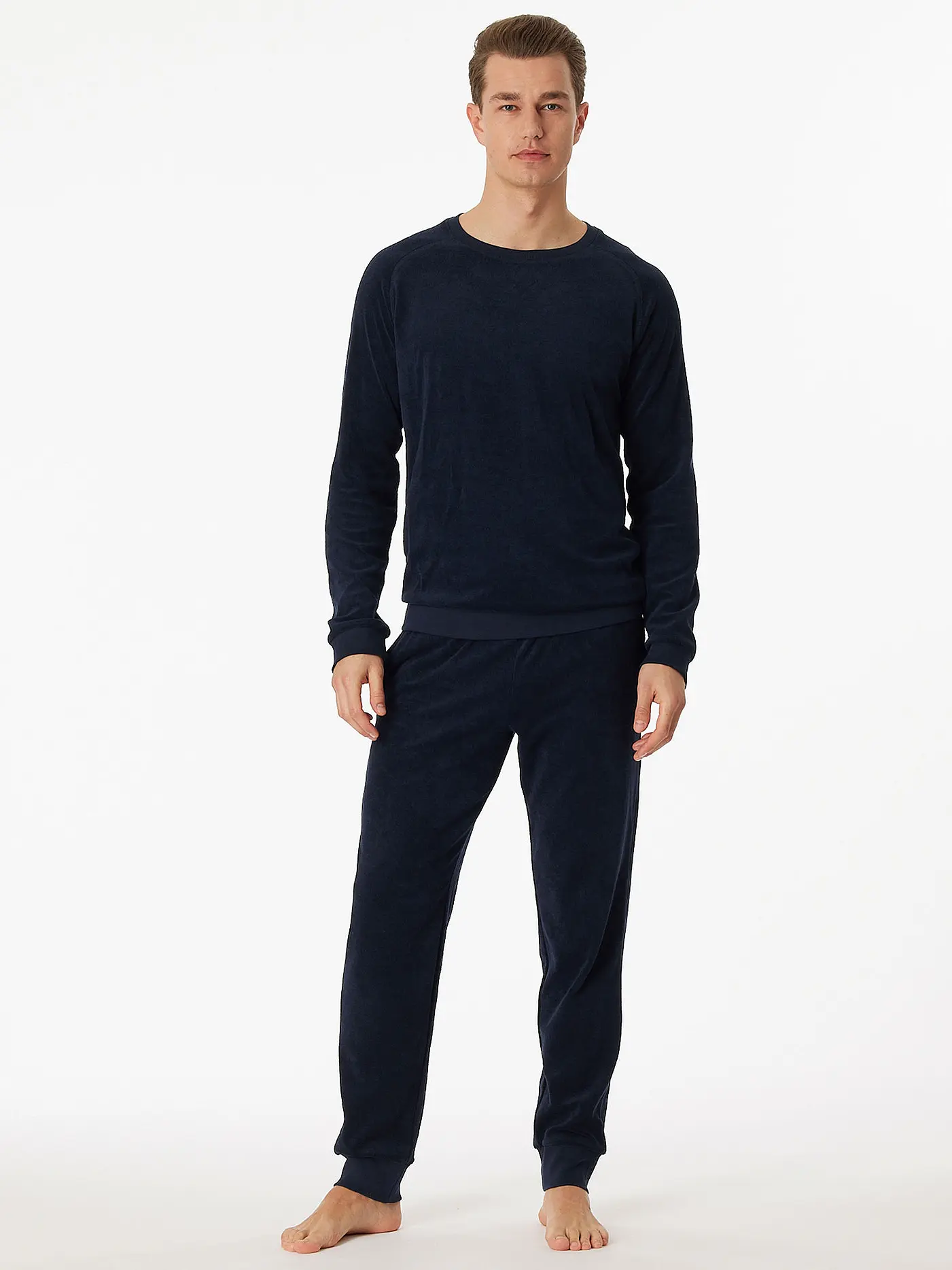 SCHIESSER | Pyjama  | blau