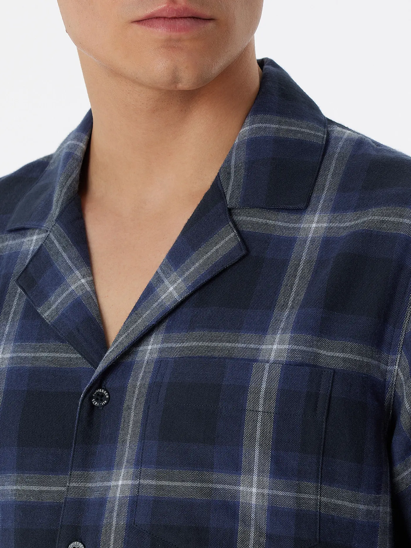 SCHIESSER | Pyjama  | blau