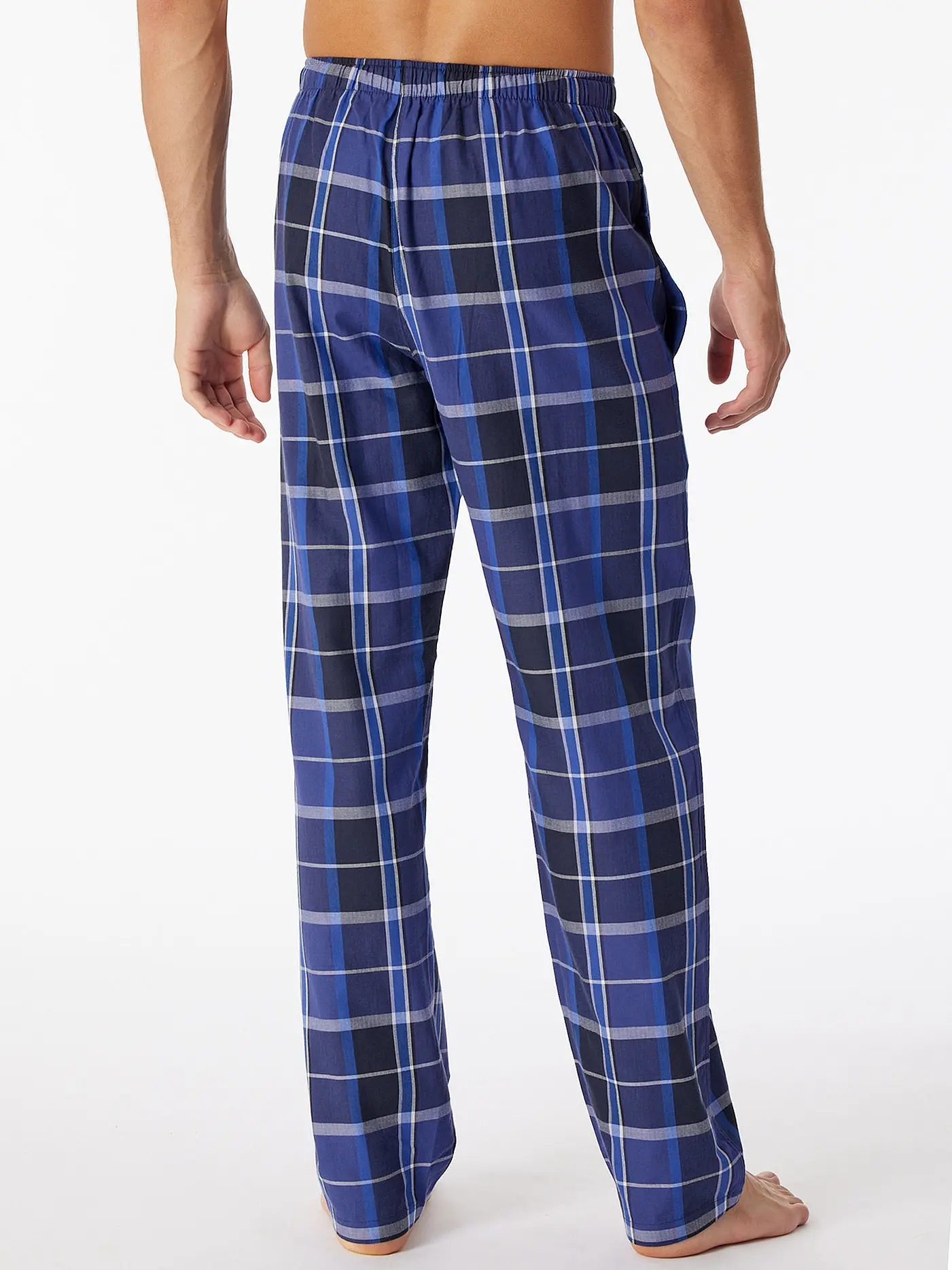 SCHIESSER | Pyjamahose  | blau