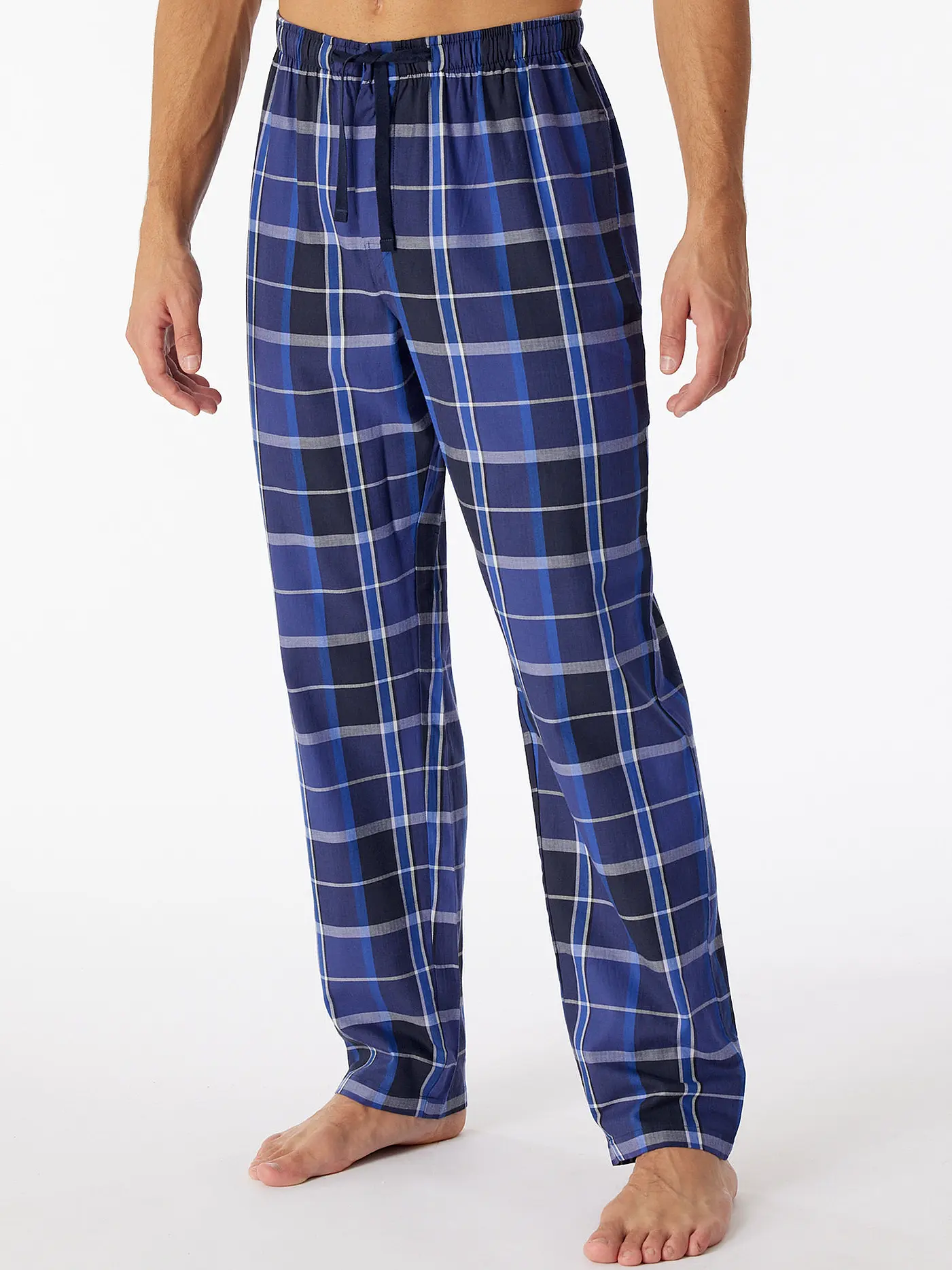SCHIESSER | Pyjamahose  | blau