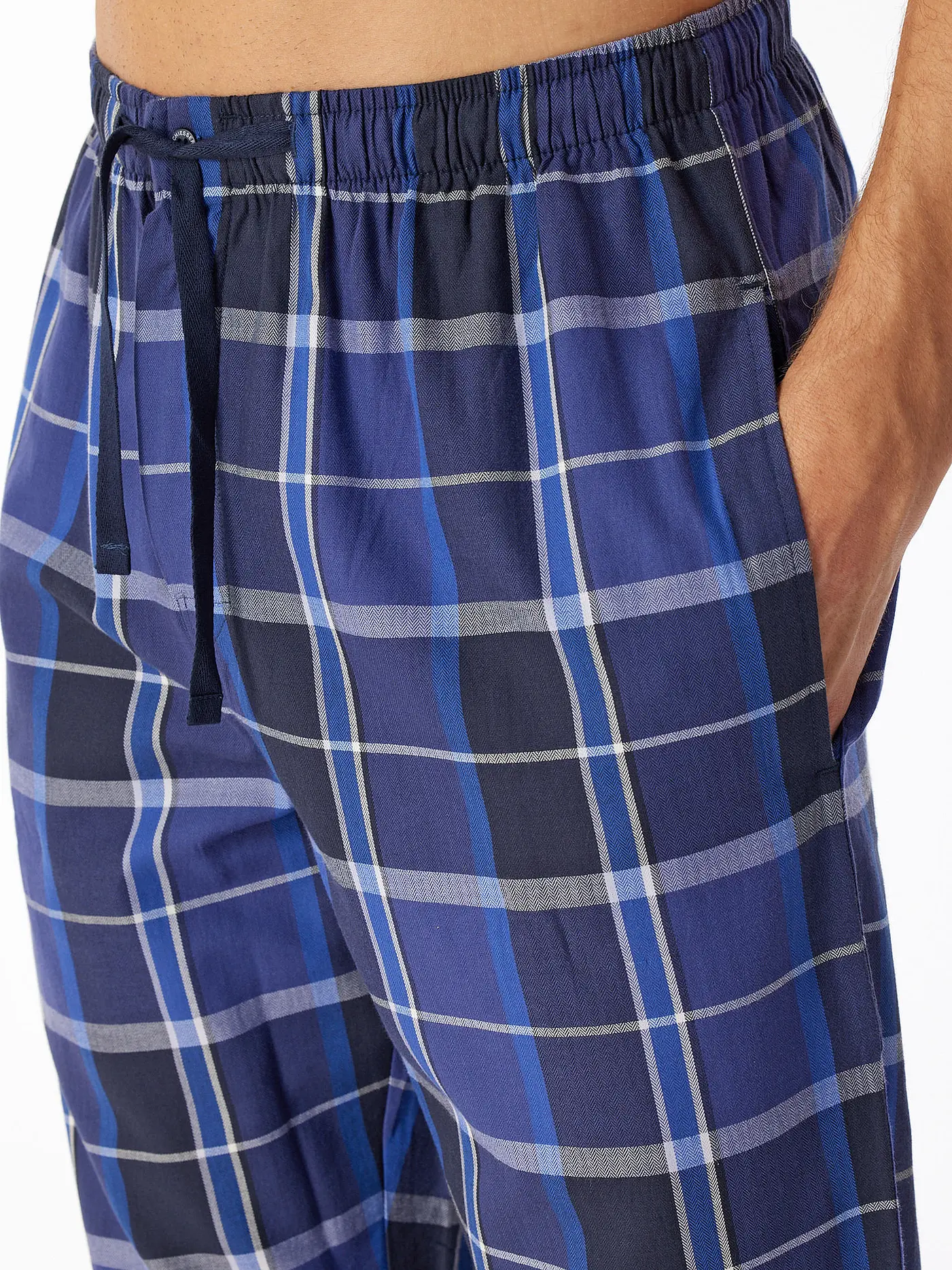 SCHIESSER | Pyjamahose  | blau