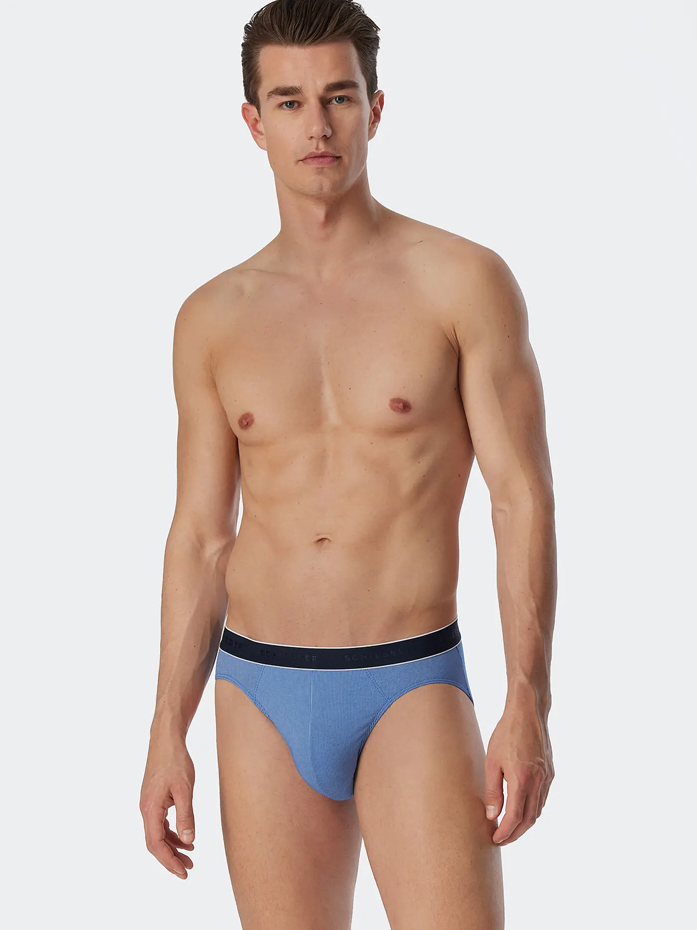 SCHIESSER | Rio Slip aqua | blau