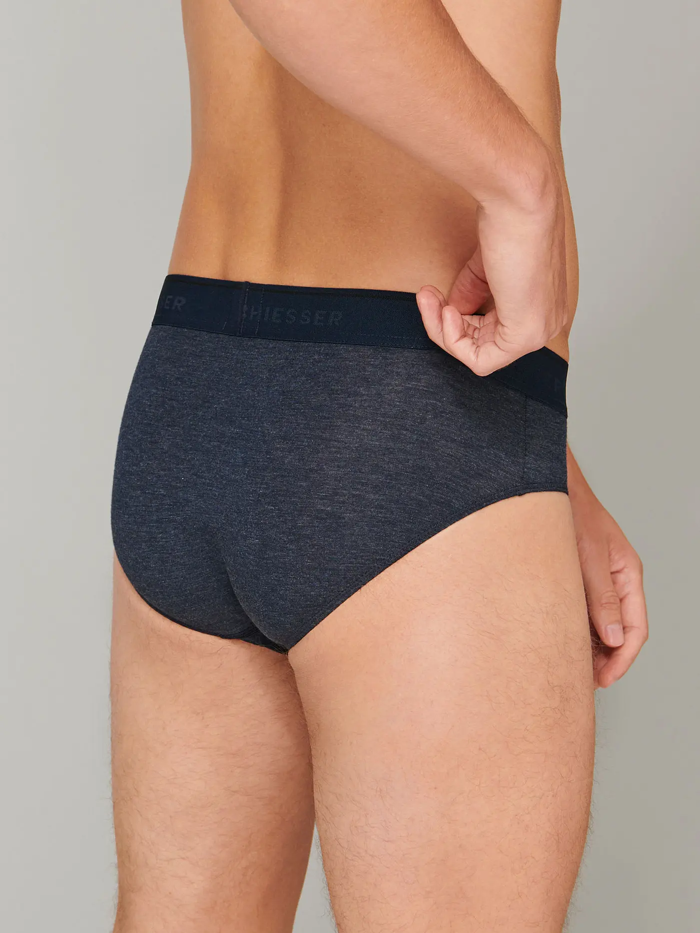 SCHIESSER | Slip "Personal Fit" marine | blau