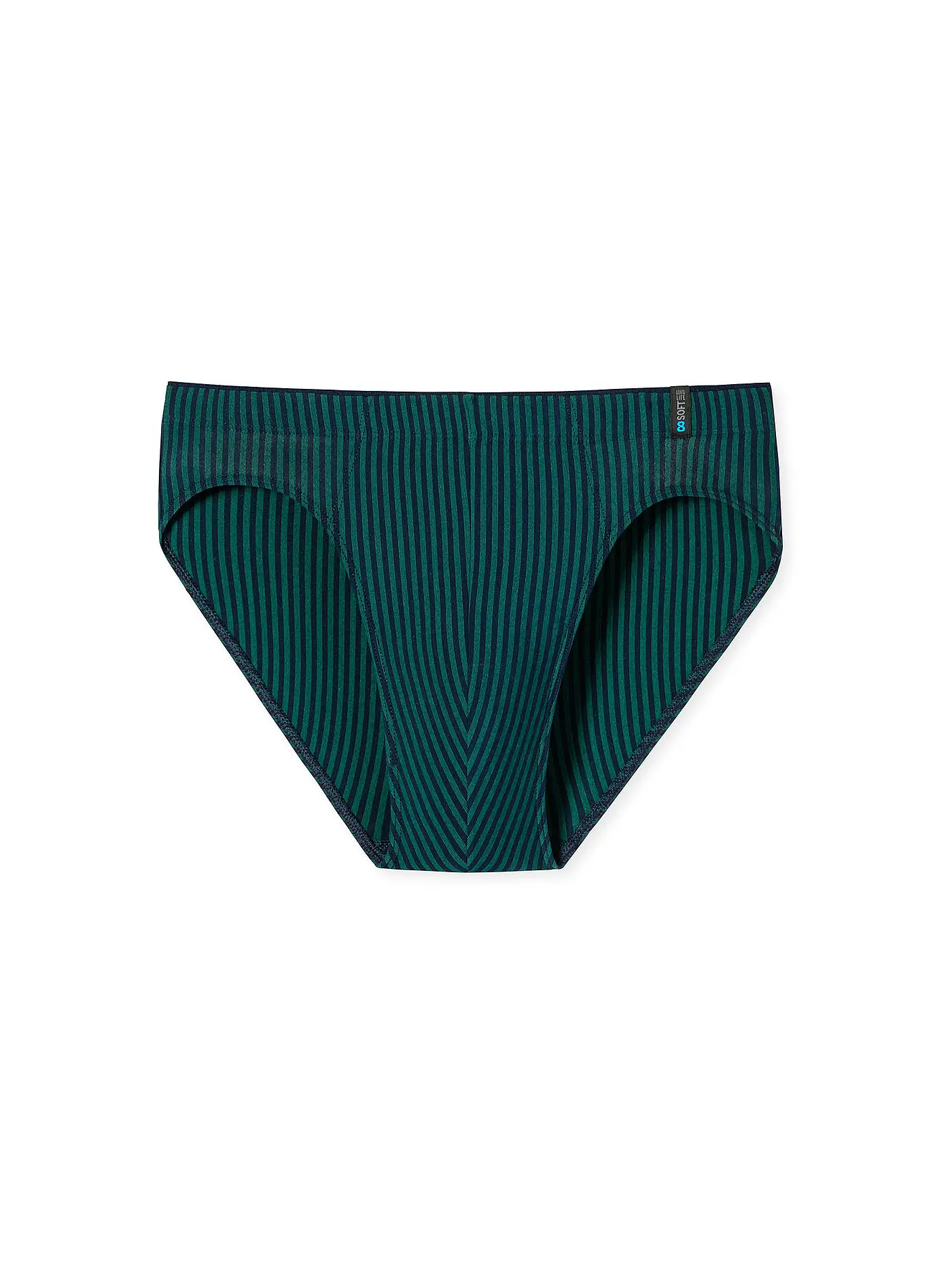 SCHIESSER | Supermini Slip taupe | dunkelgrün