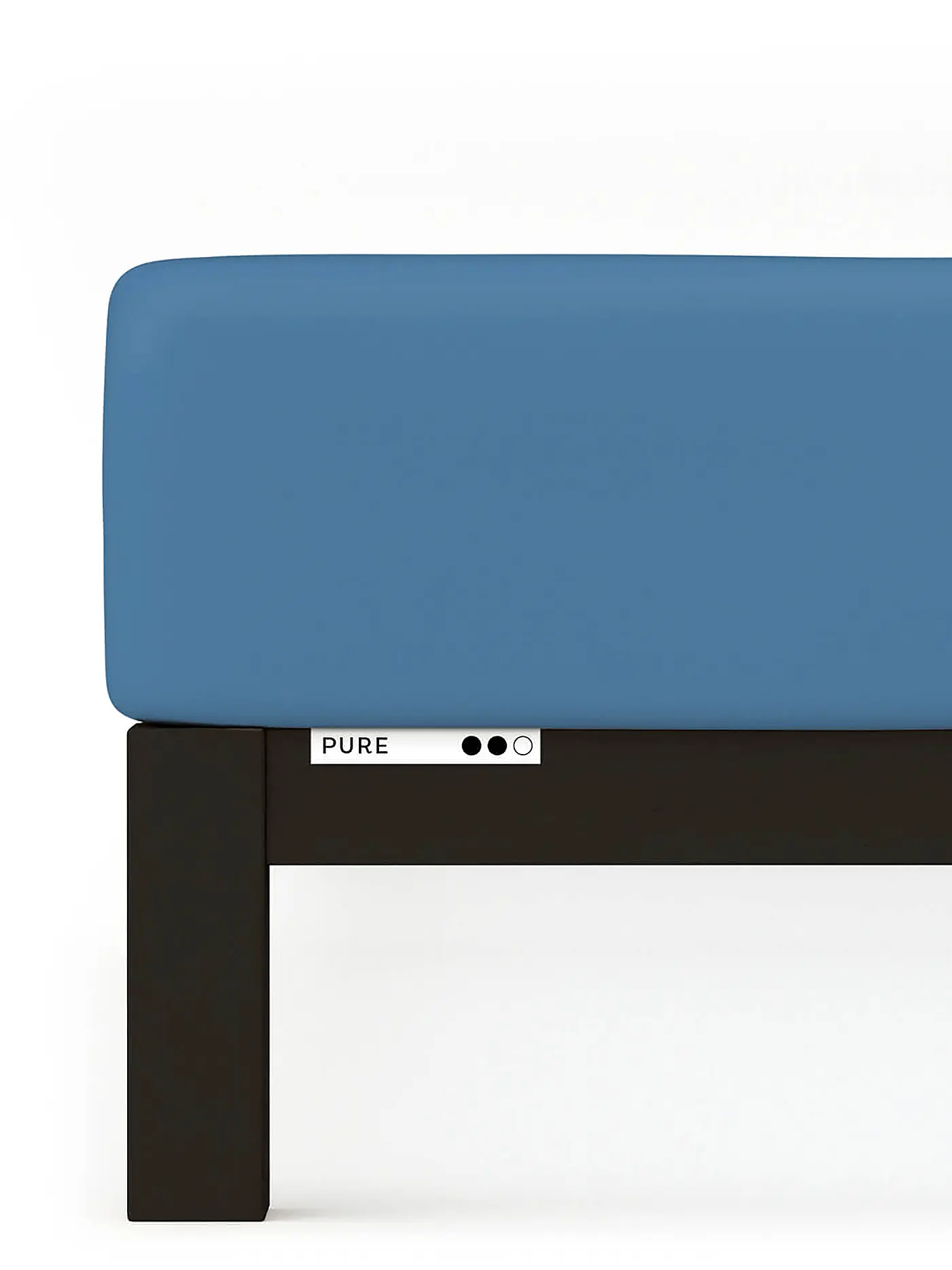 SCHLAFGUT | Jersey Spannleintuch PURE 140x200cm Blue Mid L | blau