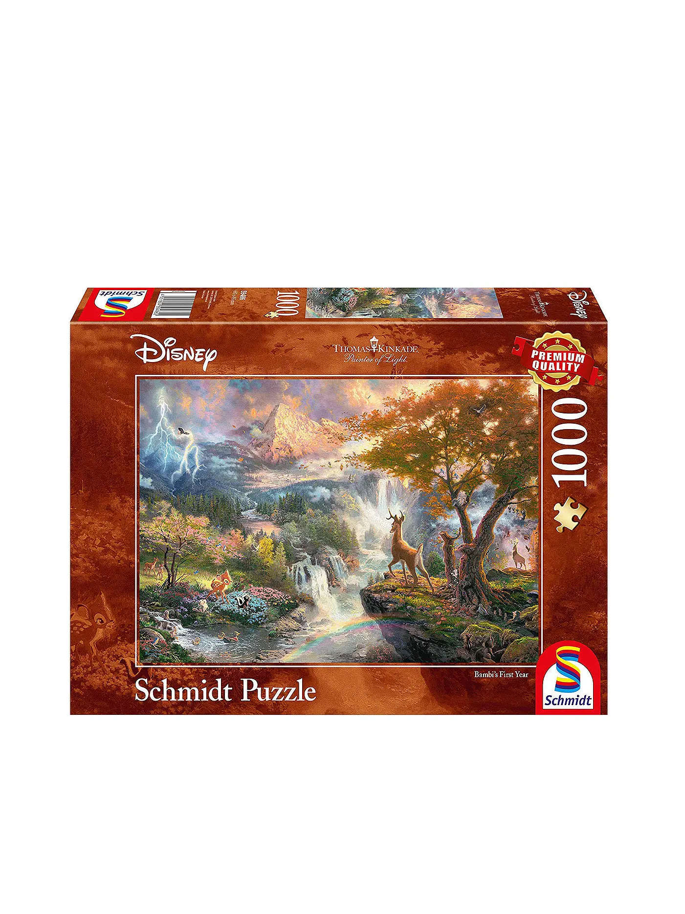 SCHMIDT-SPIELE | Puzzle - Walt Disney Bambi (1000 Teile) | keine Farbe