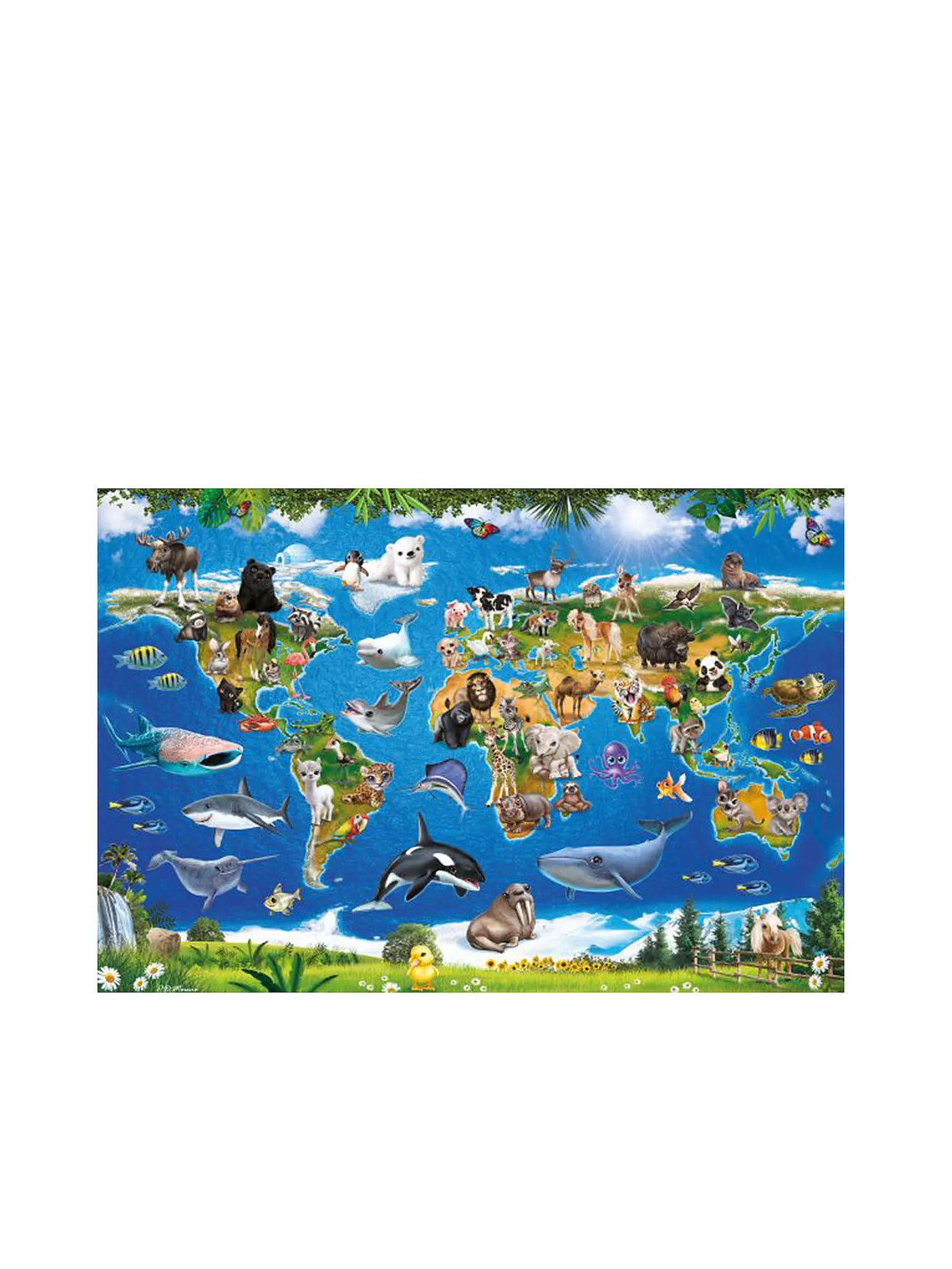 SCHMIDT-SPIELE | Puzzle Lococo Tierwelt 150 Teile | keine Farbe