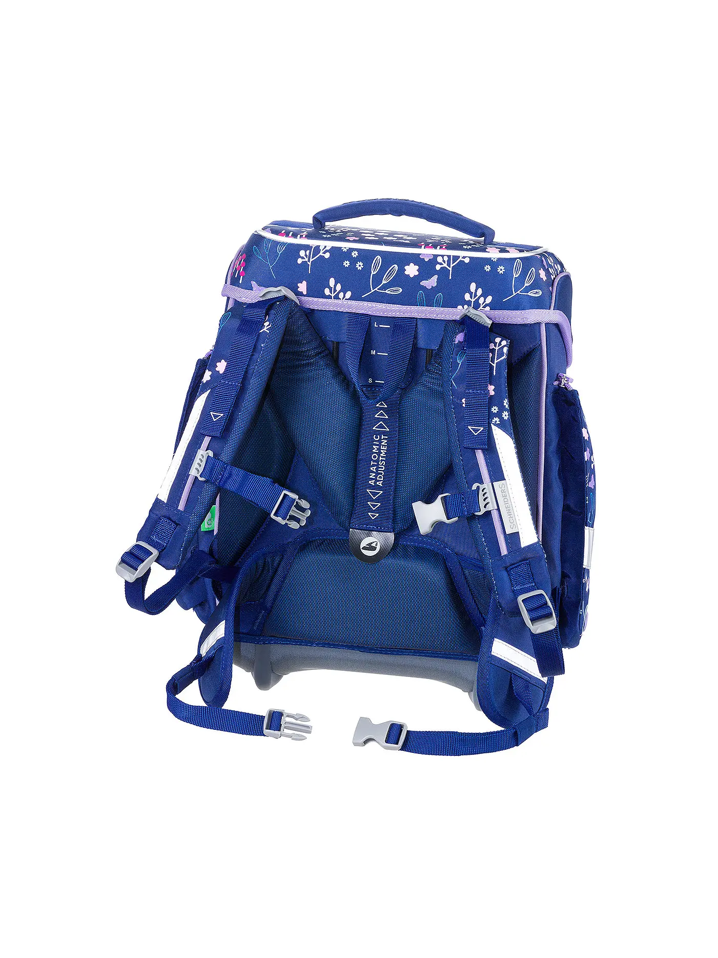 SCHNEIDERS | Schultaschen Set Ergolite 9tlg Bloom | dunkelblau